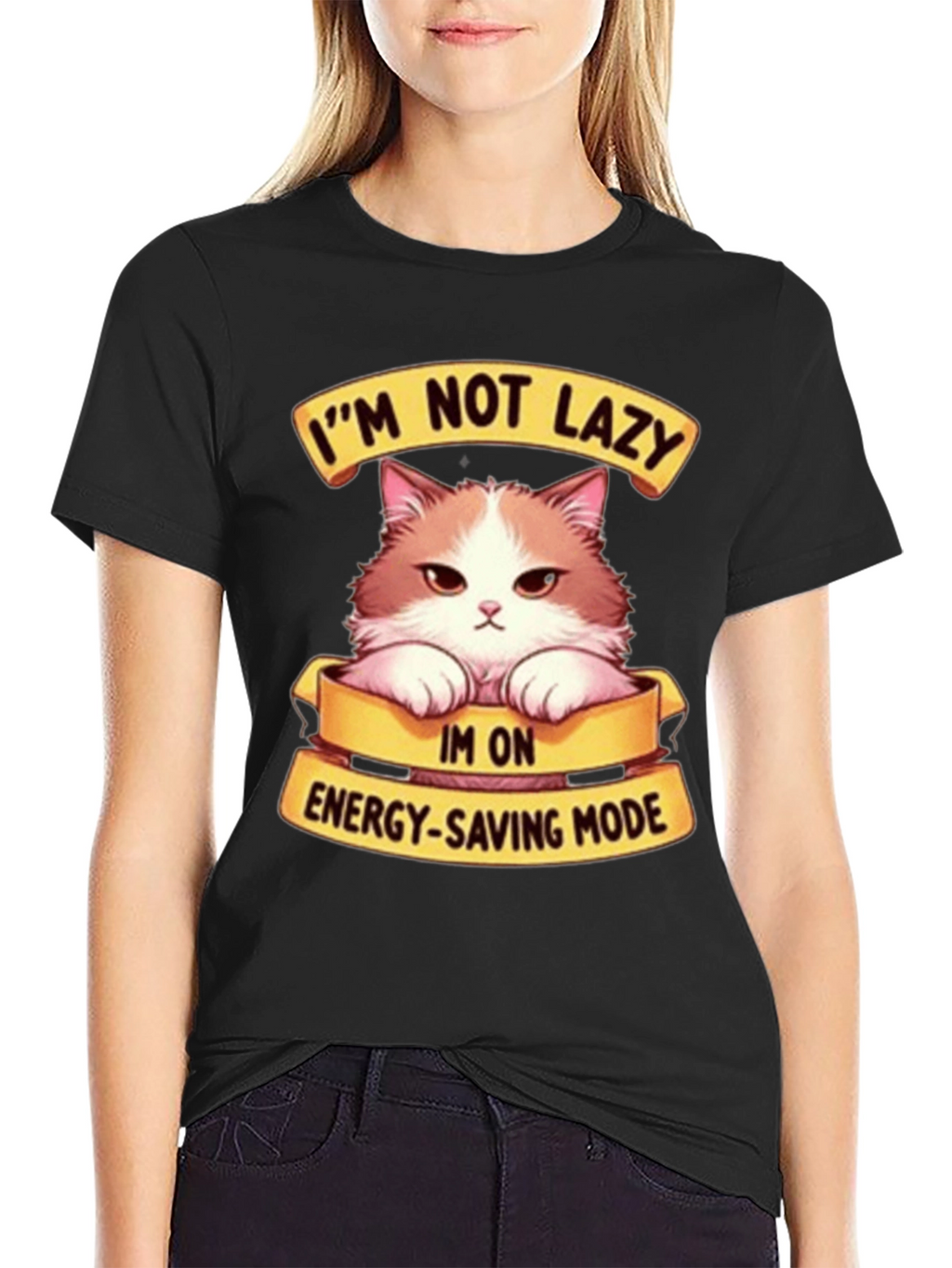 Im Not Lazy Cat T-Shirt