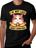 Im Not Lazy Cat T-Shirt