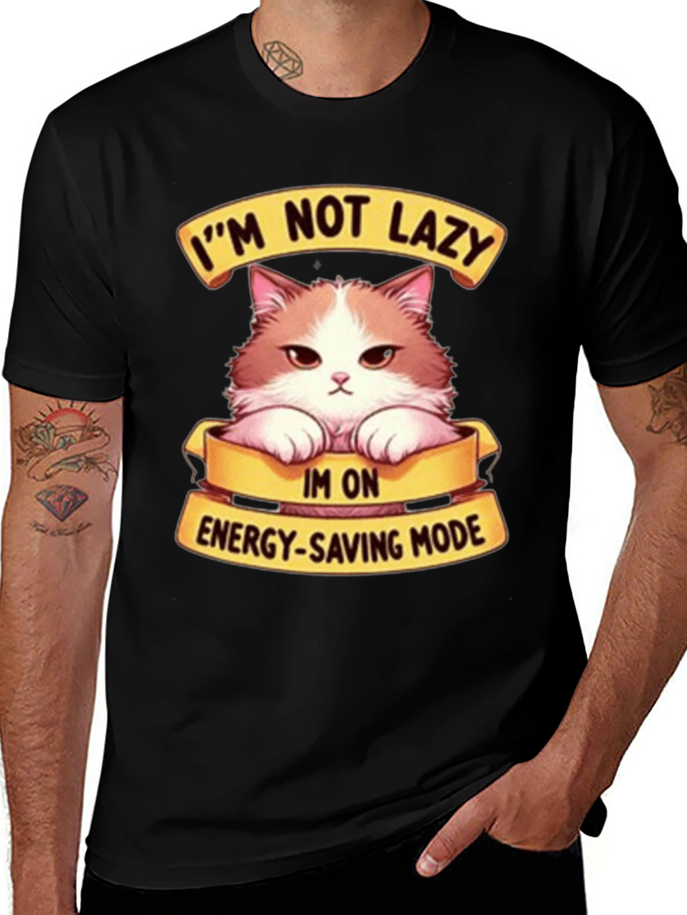 Im Not Lazy Cat T-Shirt