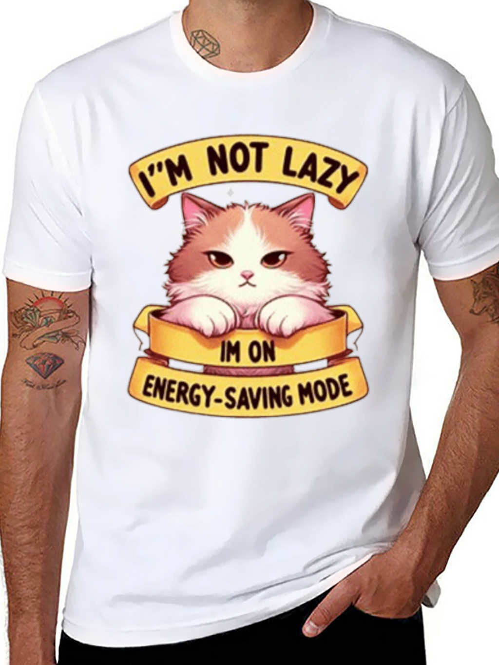 Im Not Lazy Cat T-Shirt