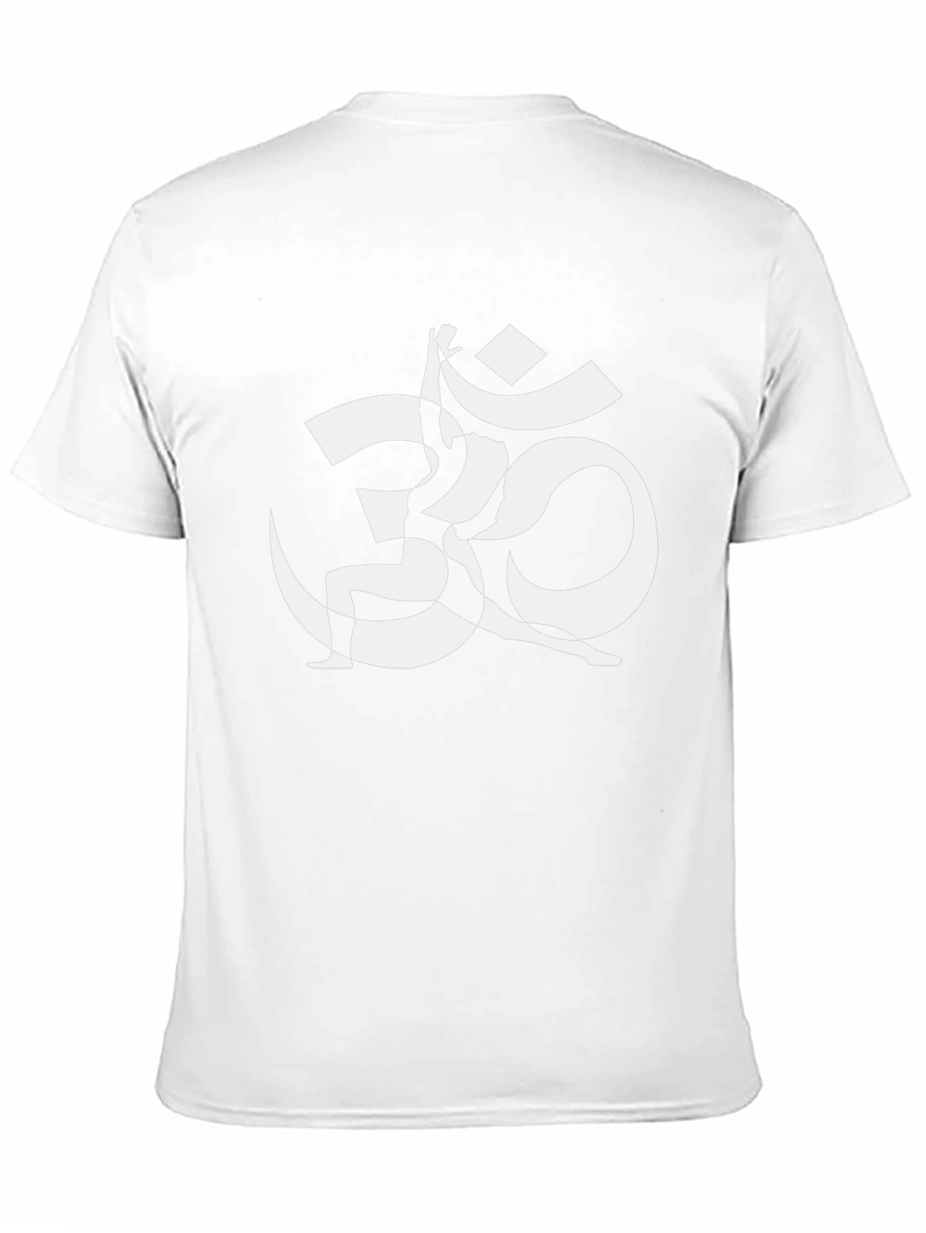 Om Yoga Pose Graphic Tee - Black