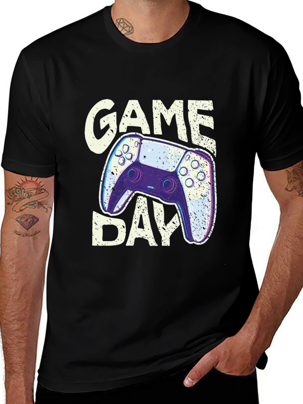 Game Day Controller Graphic Tee - Gamer Shirt