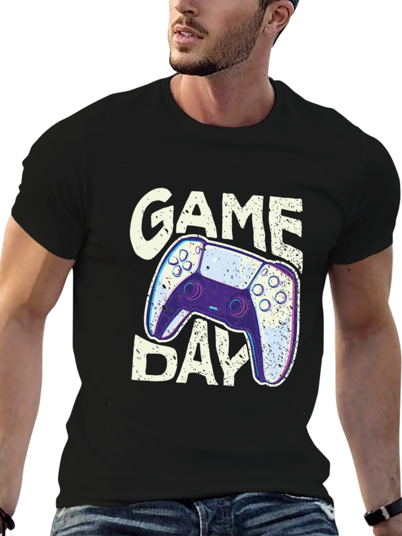 Game Day Controller Graphic Tee - Gamer Shirt