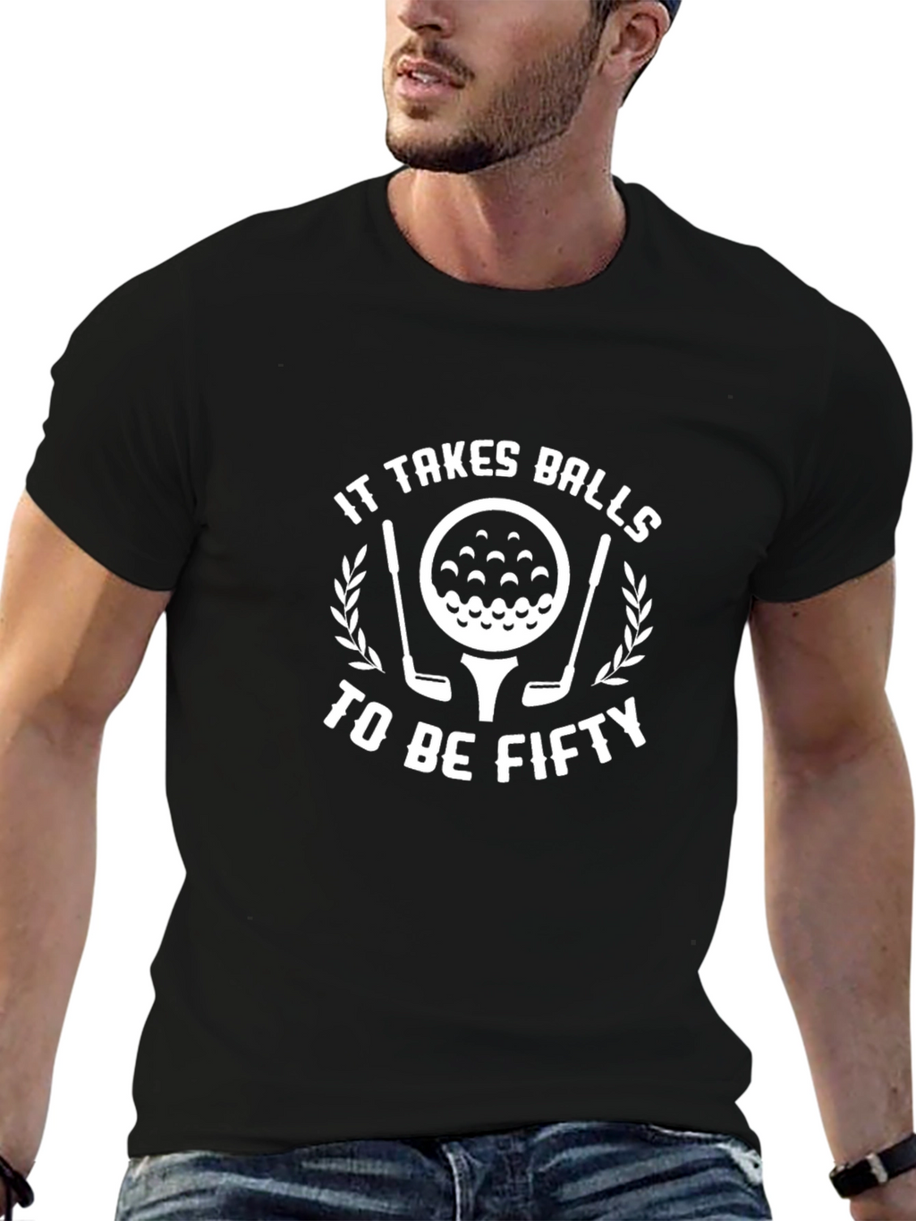 It Takes Balls To Be Fifty Golf T-Shirt