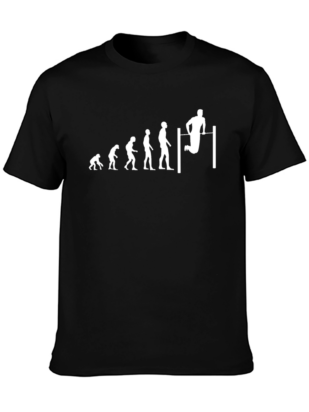 Evolution of Pull-Up Black T-Shirt