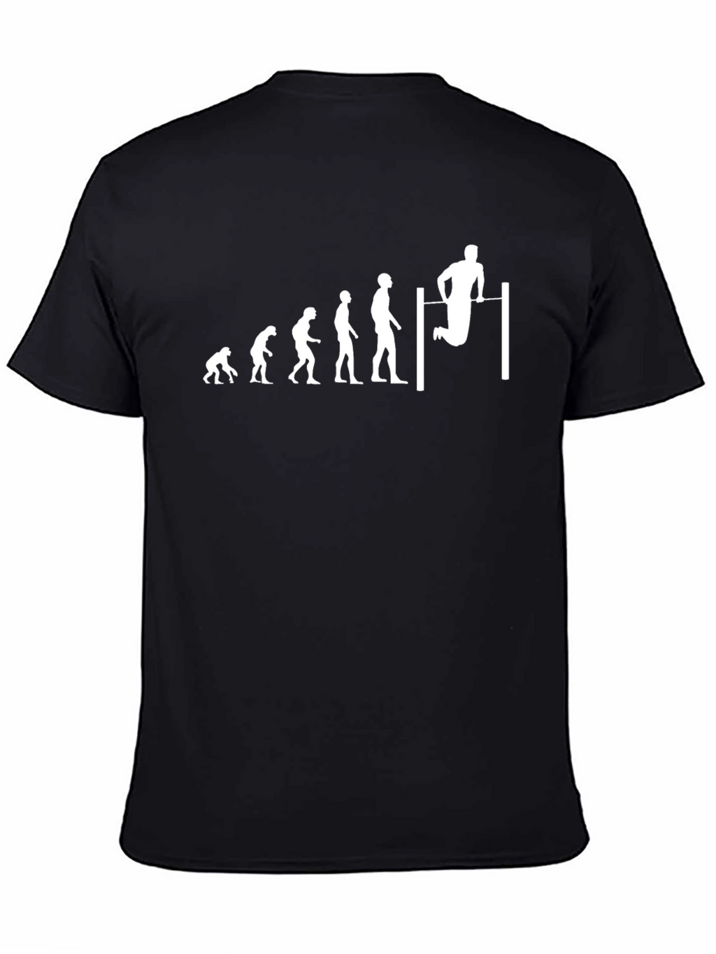 Evolution of Pull-Up Black T-Shirt