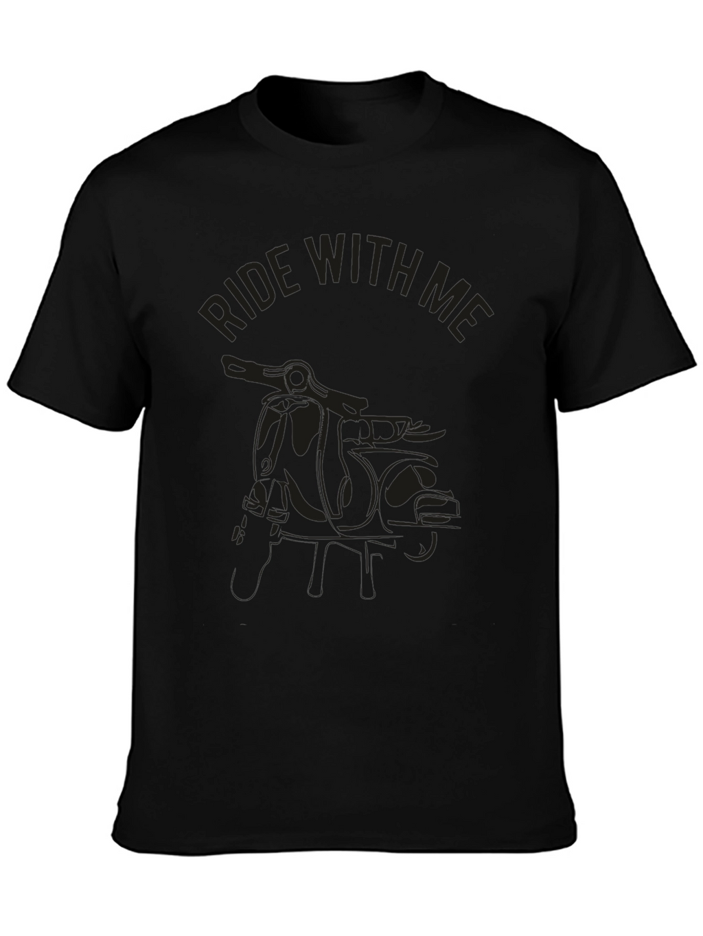 Ride With Me Black Graphic Tee