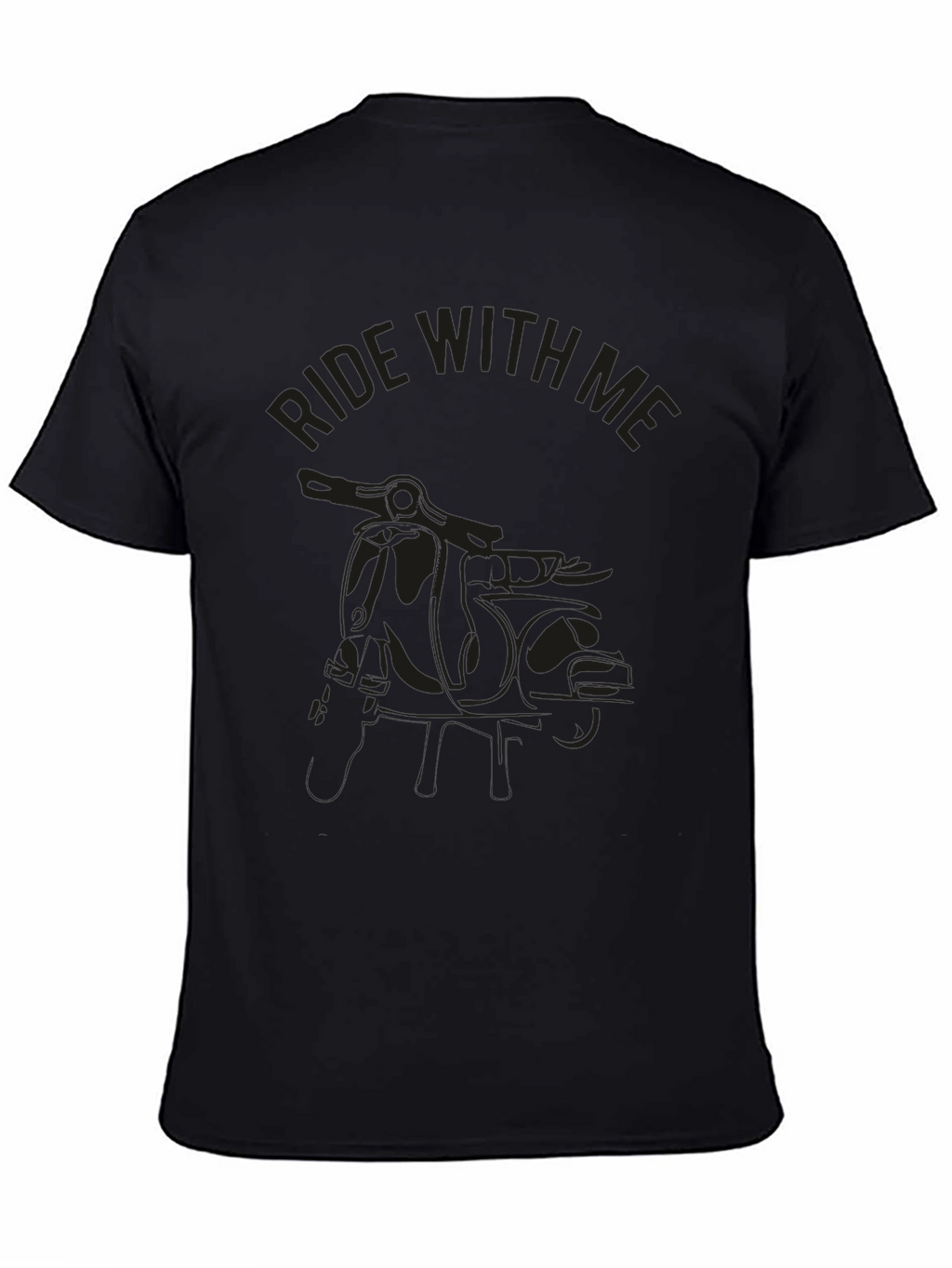 Ride With Me Black Graphic Tee