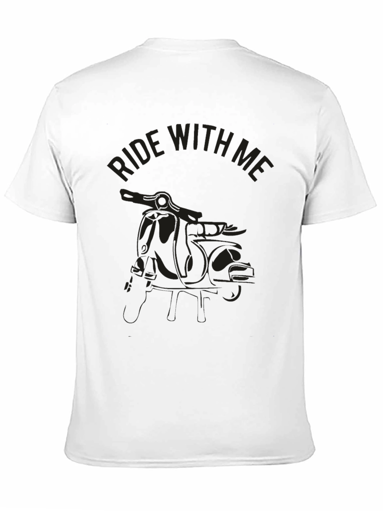 Ride With Me Black Graphic Tee