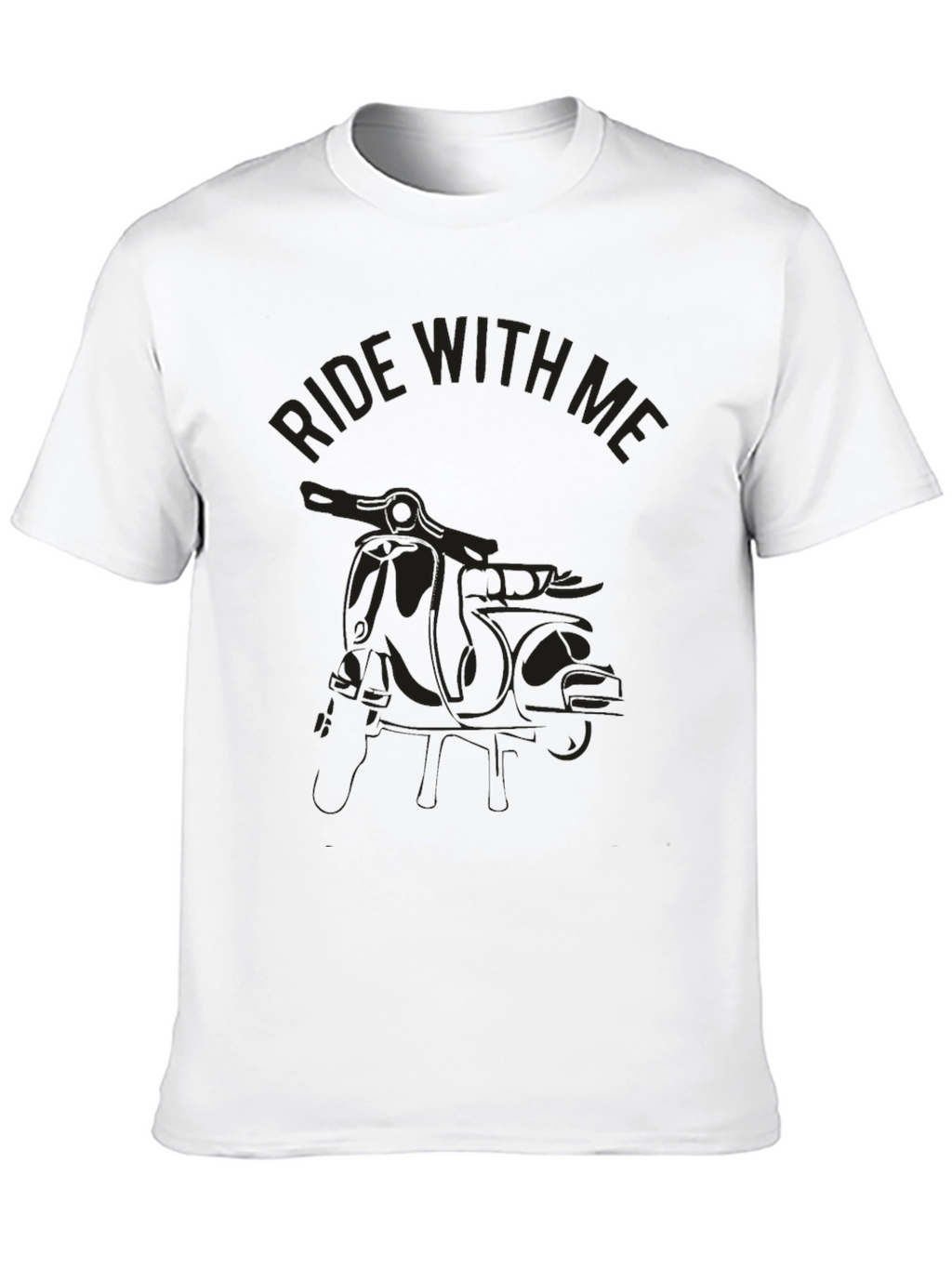 Ride With Me Black Graphic Tee