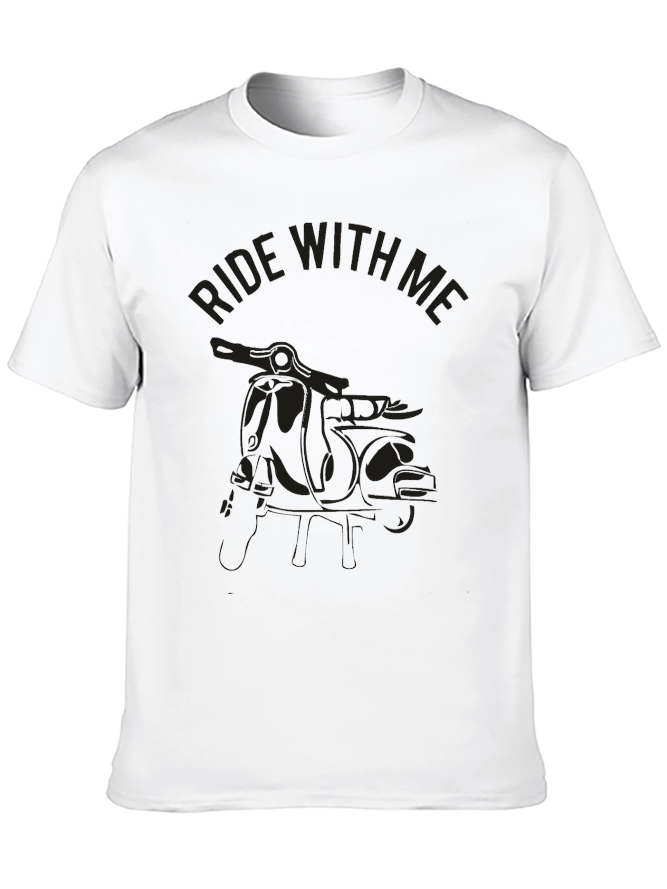 Ride With Me Black Graphic Tee
