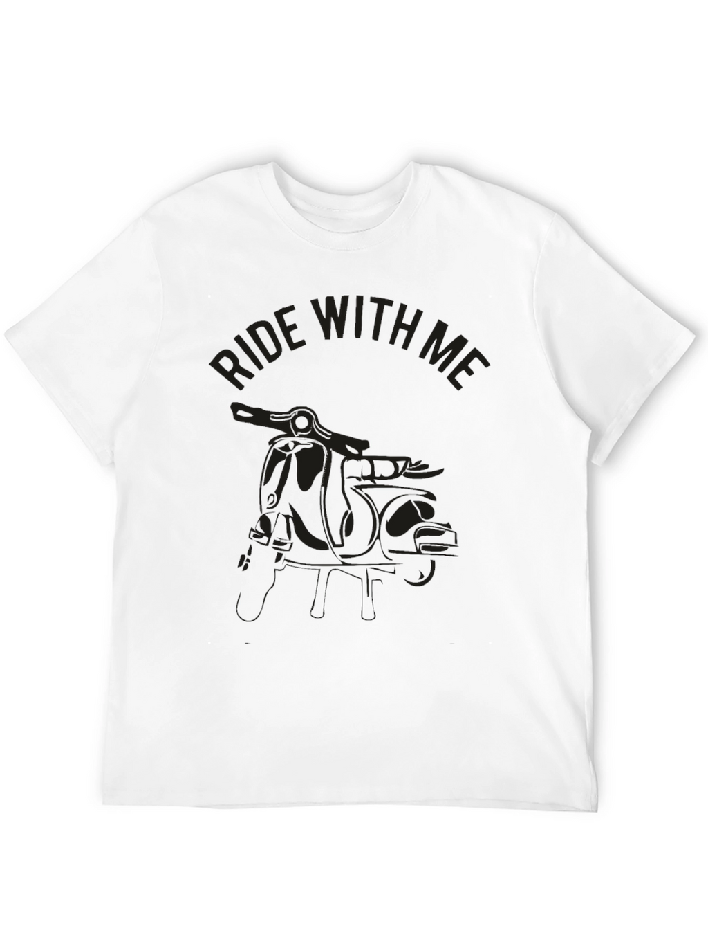 Ride With Me Black Graphic Tee