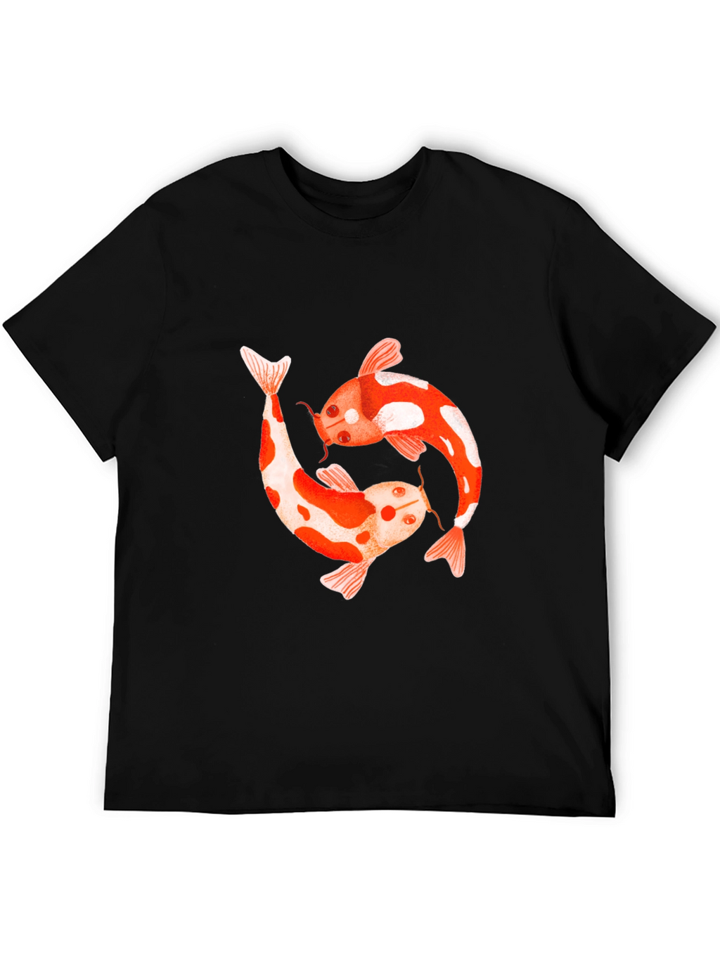 Koi Fish Yin Yang Graphic Tee - Unisex