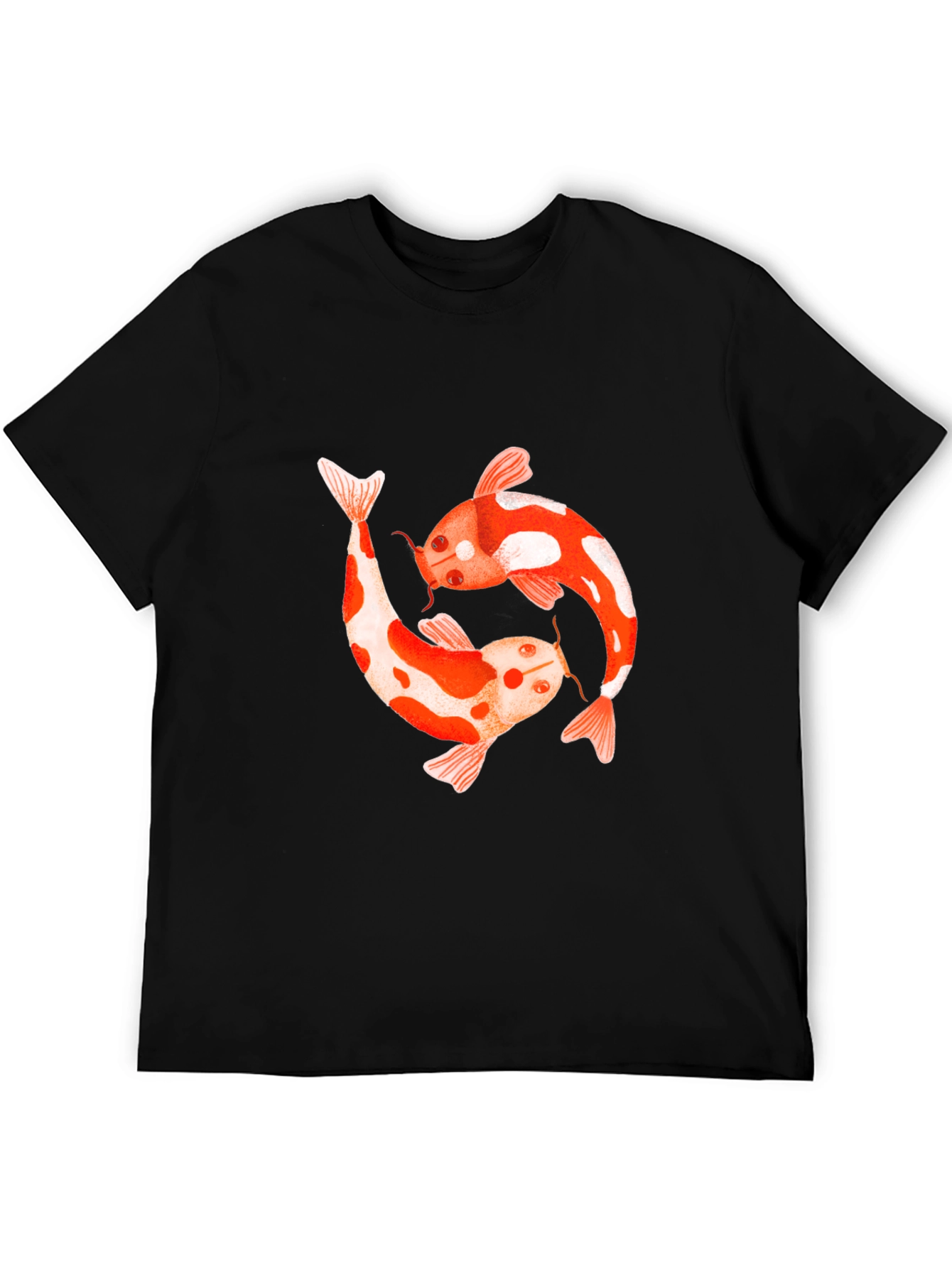 Koi Fish Yin Yang Graphic Tee - Unisex