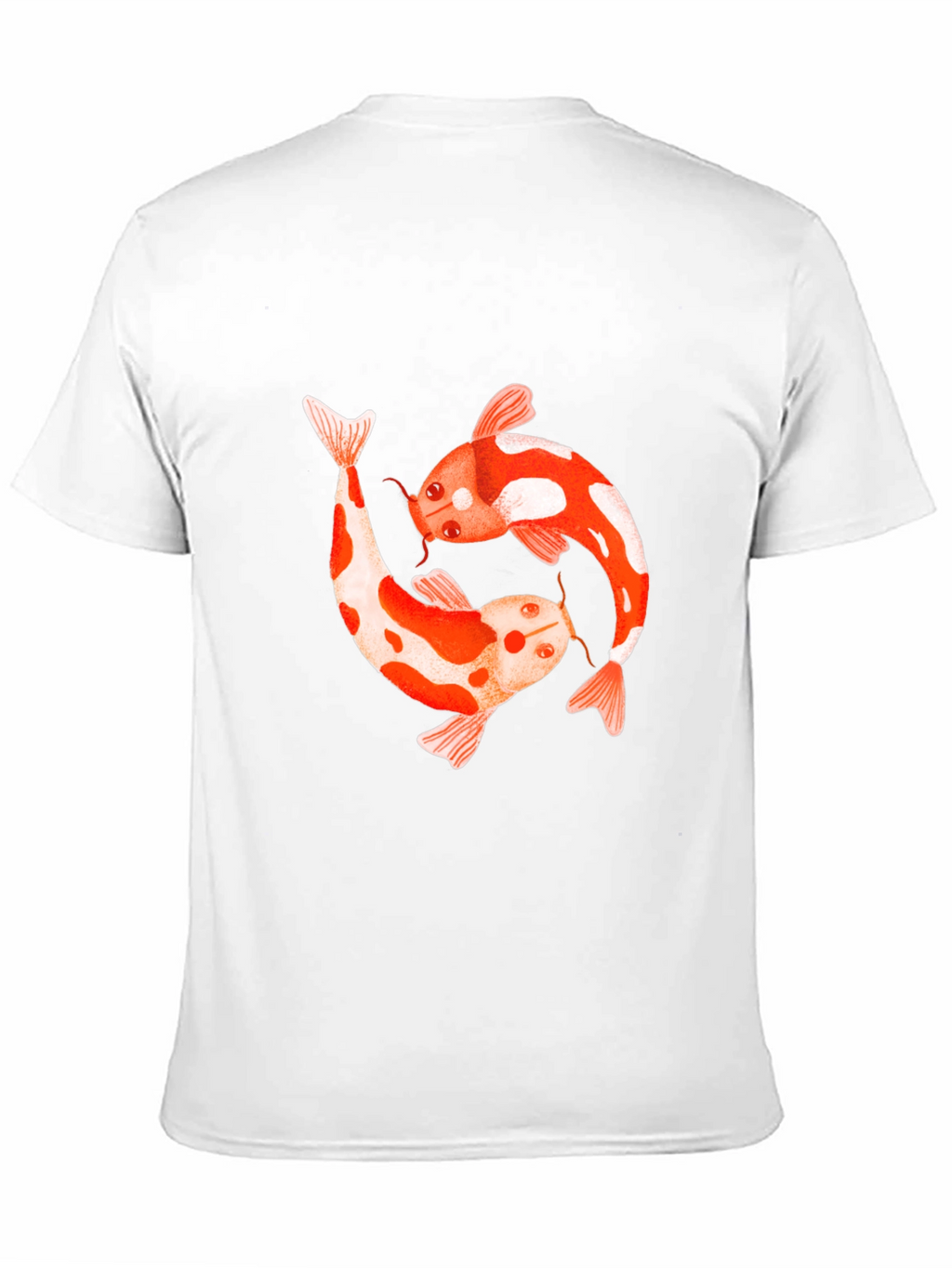 Koi Fish Yin Yang Graphic Tee - Unisex