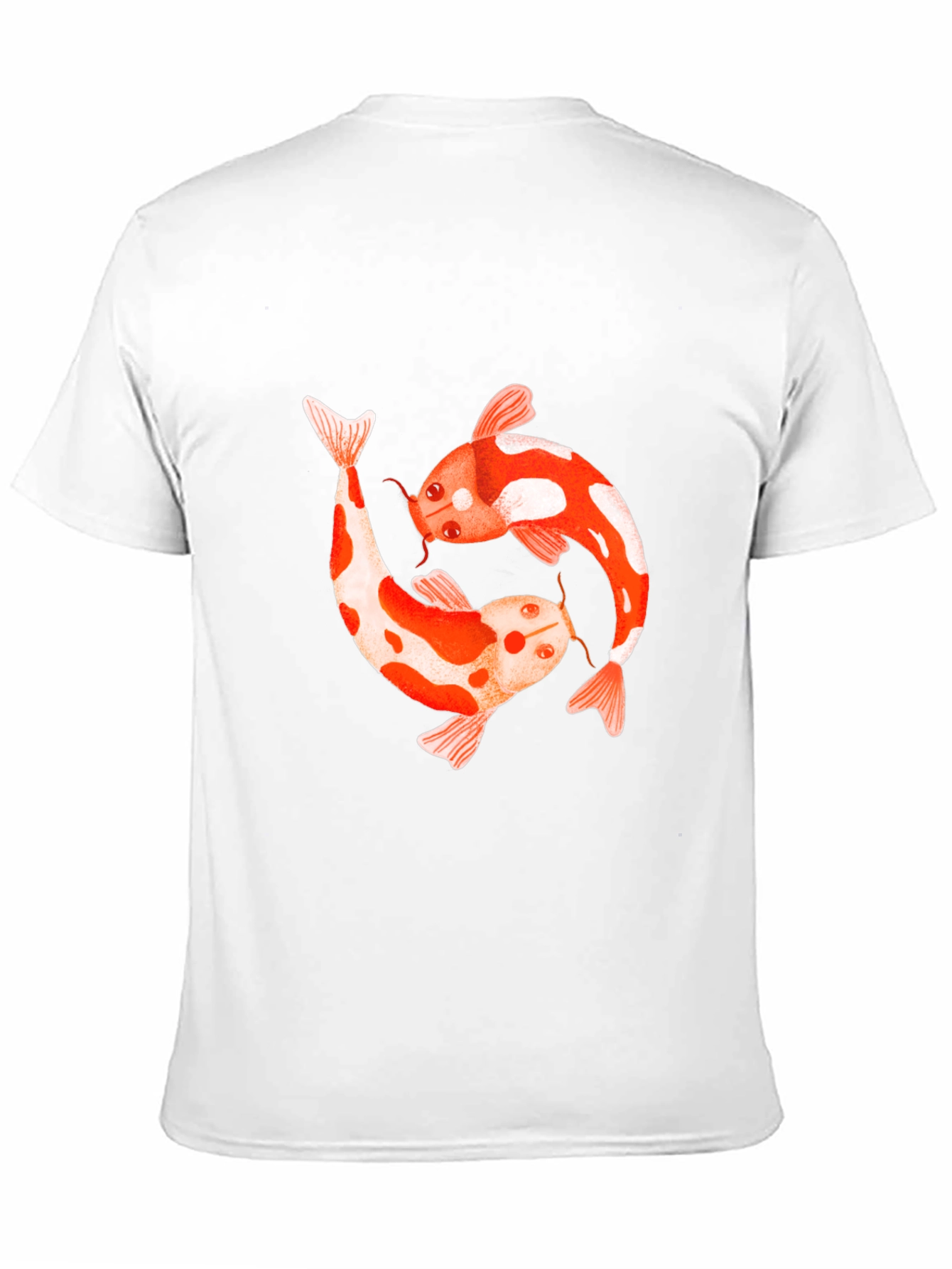 Koi Fish Yin Yang Graphic Tee - Unisex