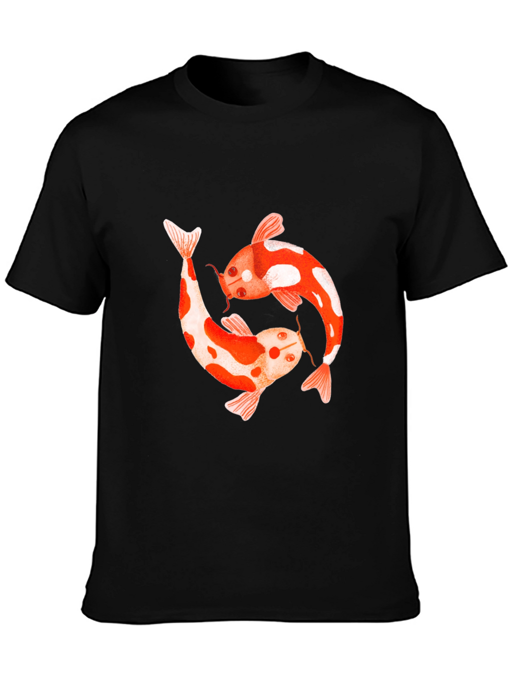 Koi Fish Yin Yang Graphic Tee - Unisex