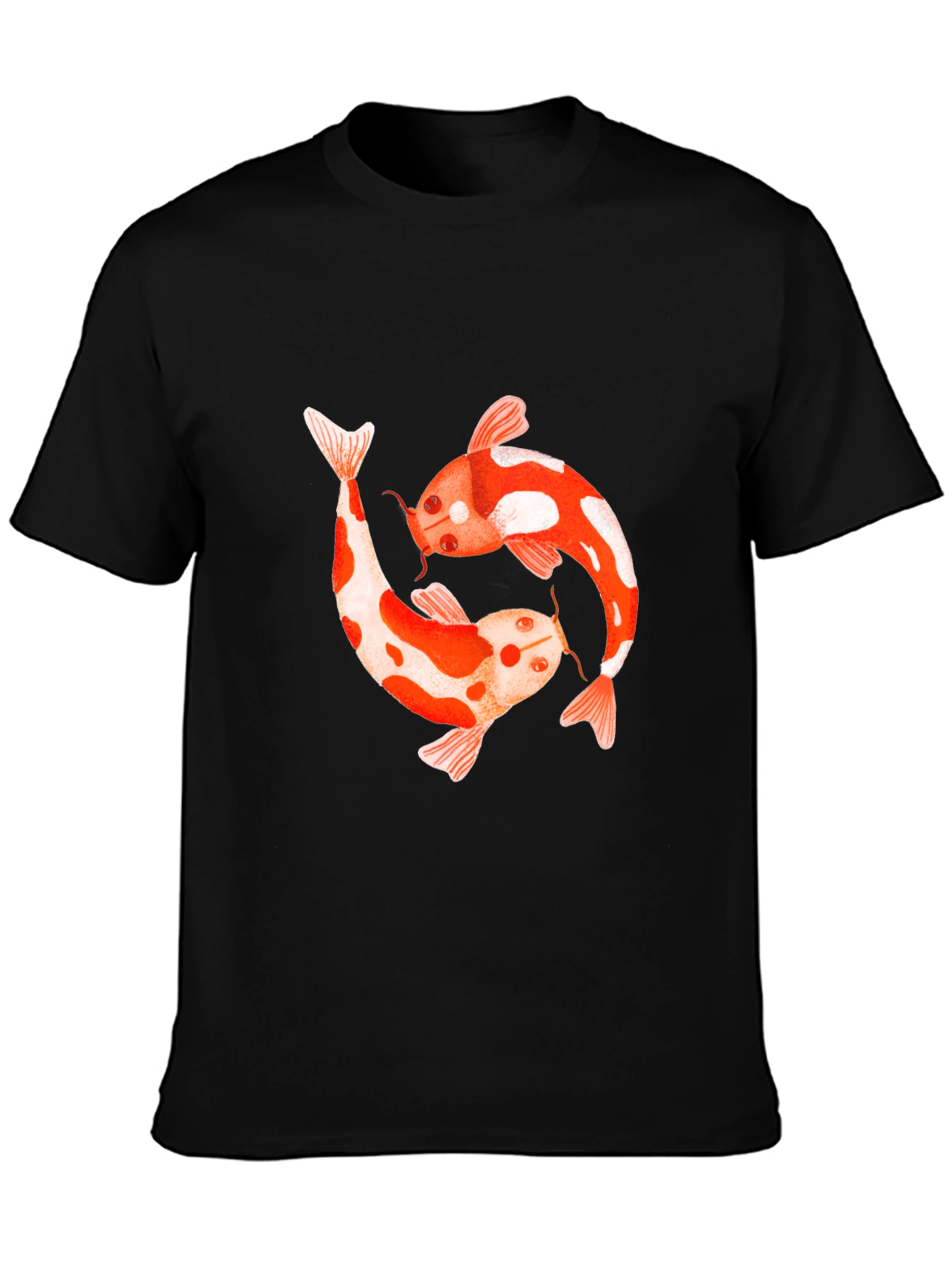 Koi Fish Yin Yang Graphic Tee - Unisex