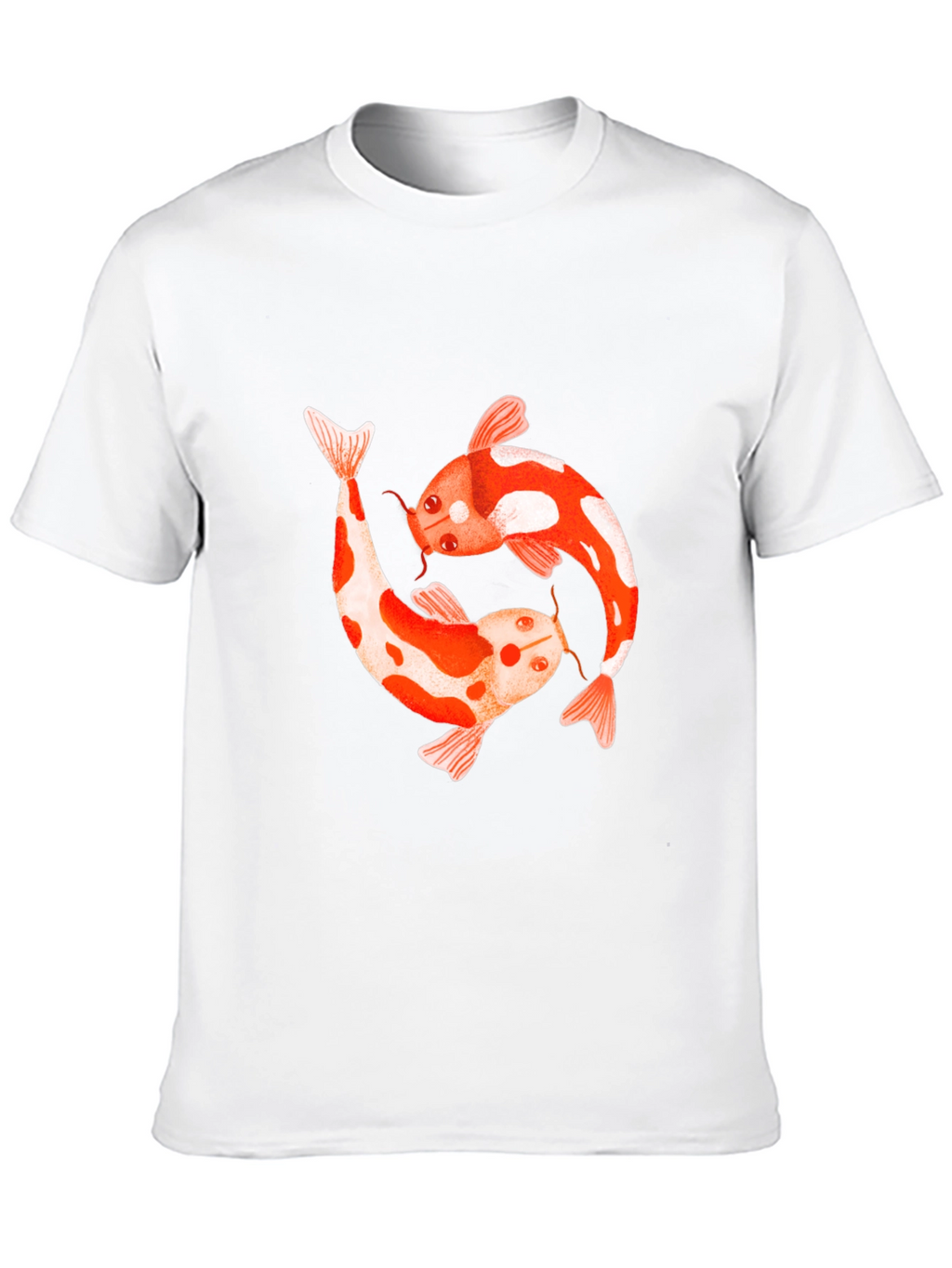 Koi Fish Yin Yang Graphic Tee - Unisex