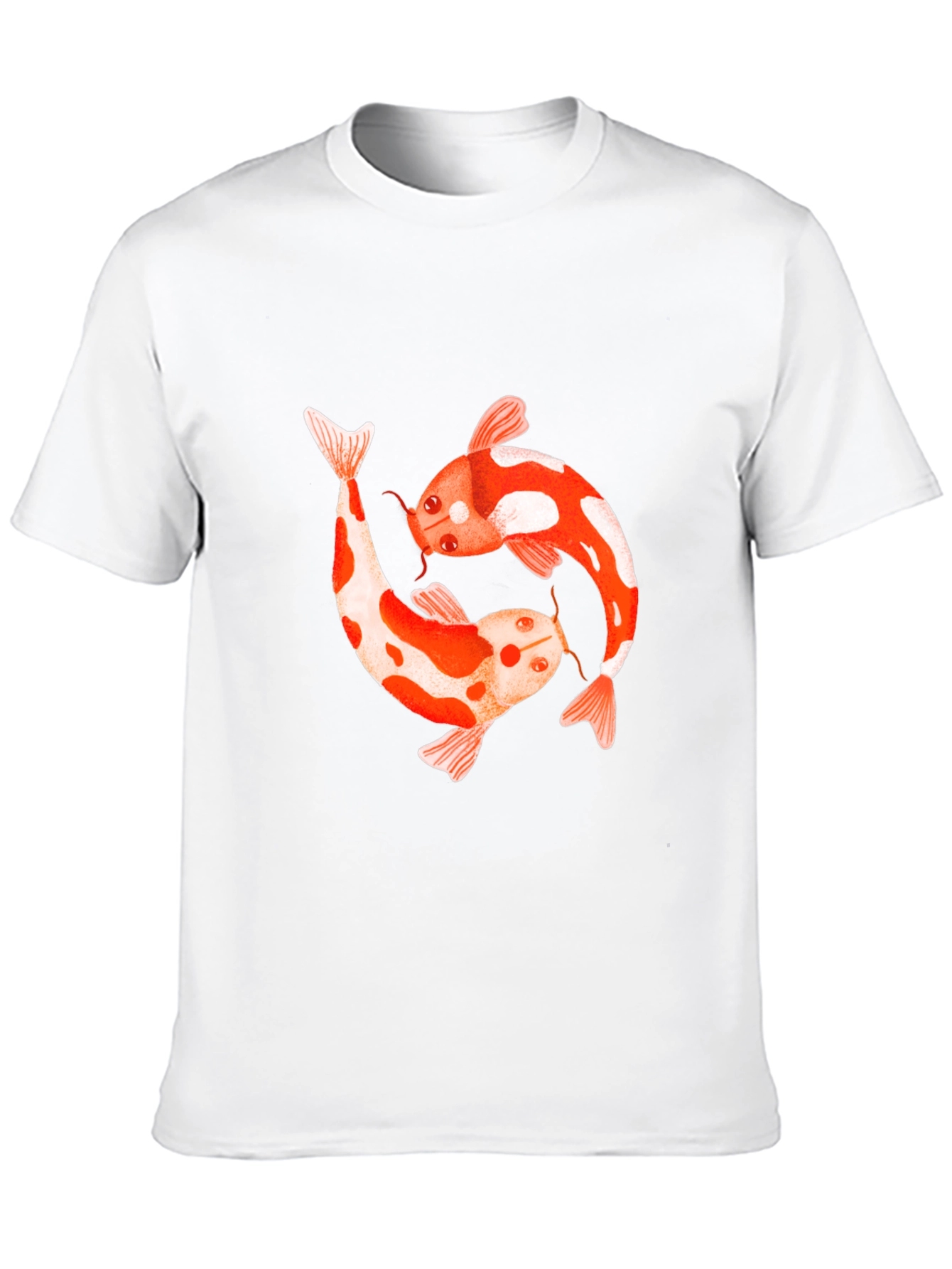 Koi Fish Yin Yang Graphic Tee - Unisex