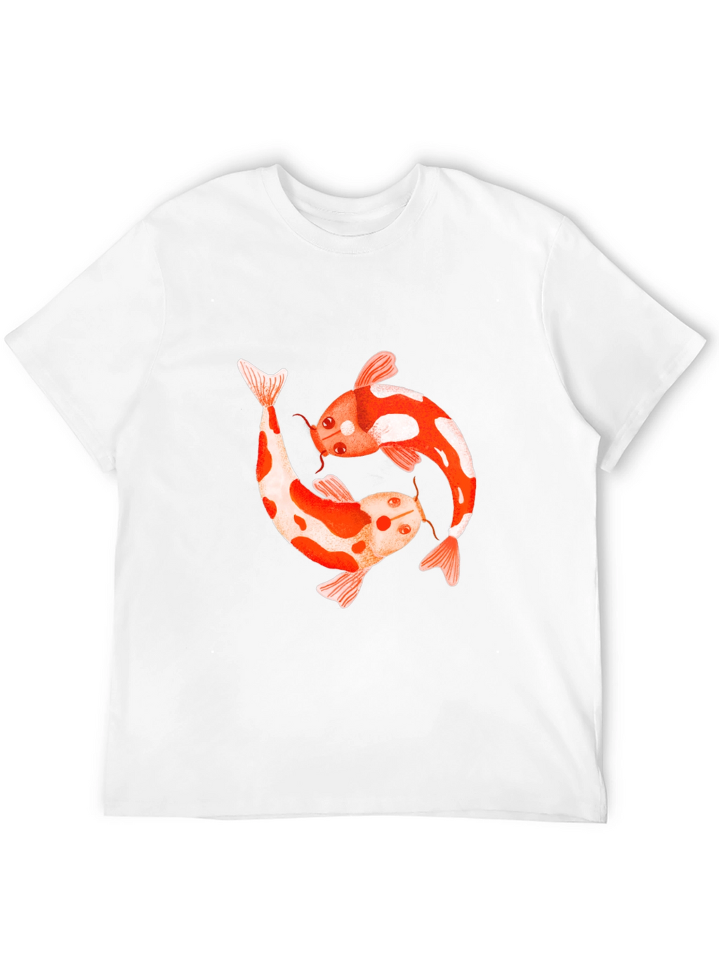 Koi Fish Yin Yang Graphic Tee - Unisex