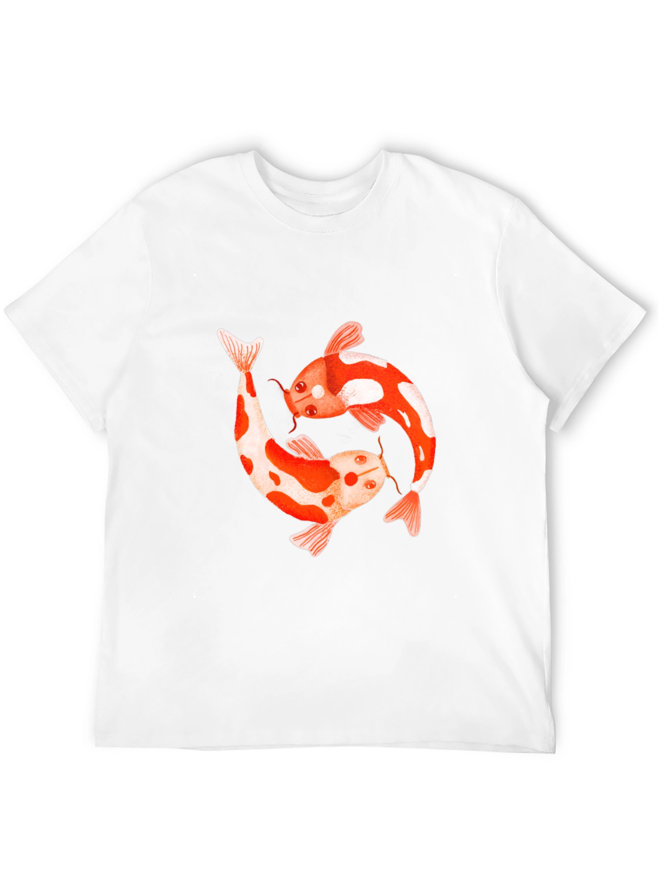 Koi Fish Yin Yang Graphic Tee - Unisex