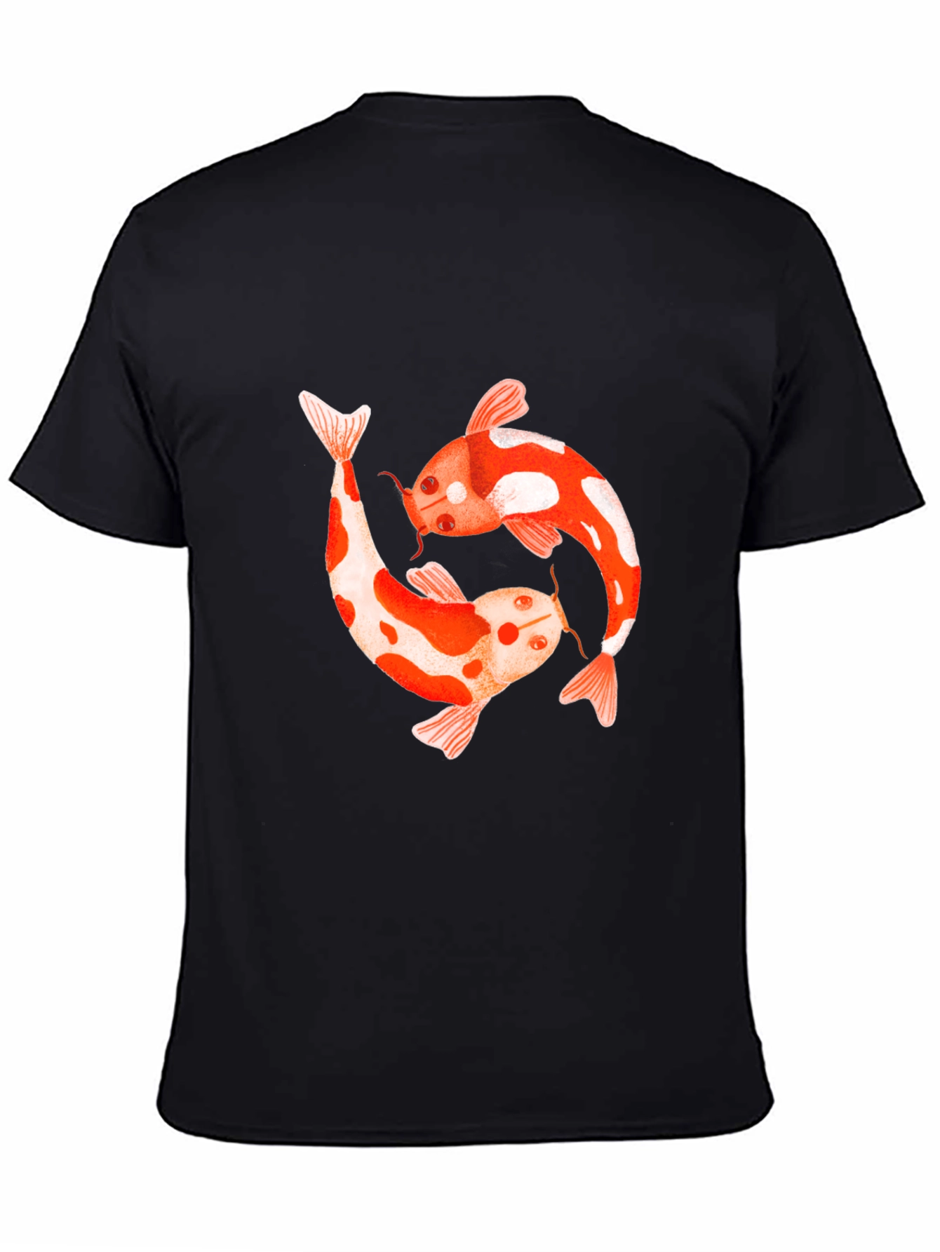 Koi Fish Yin Yang Graphic Tee - Unisex
