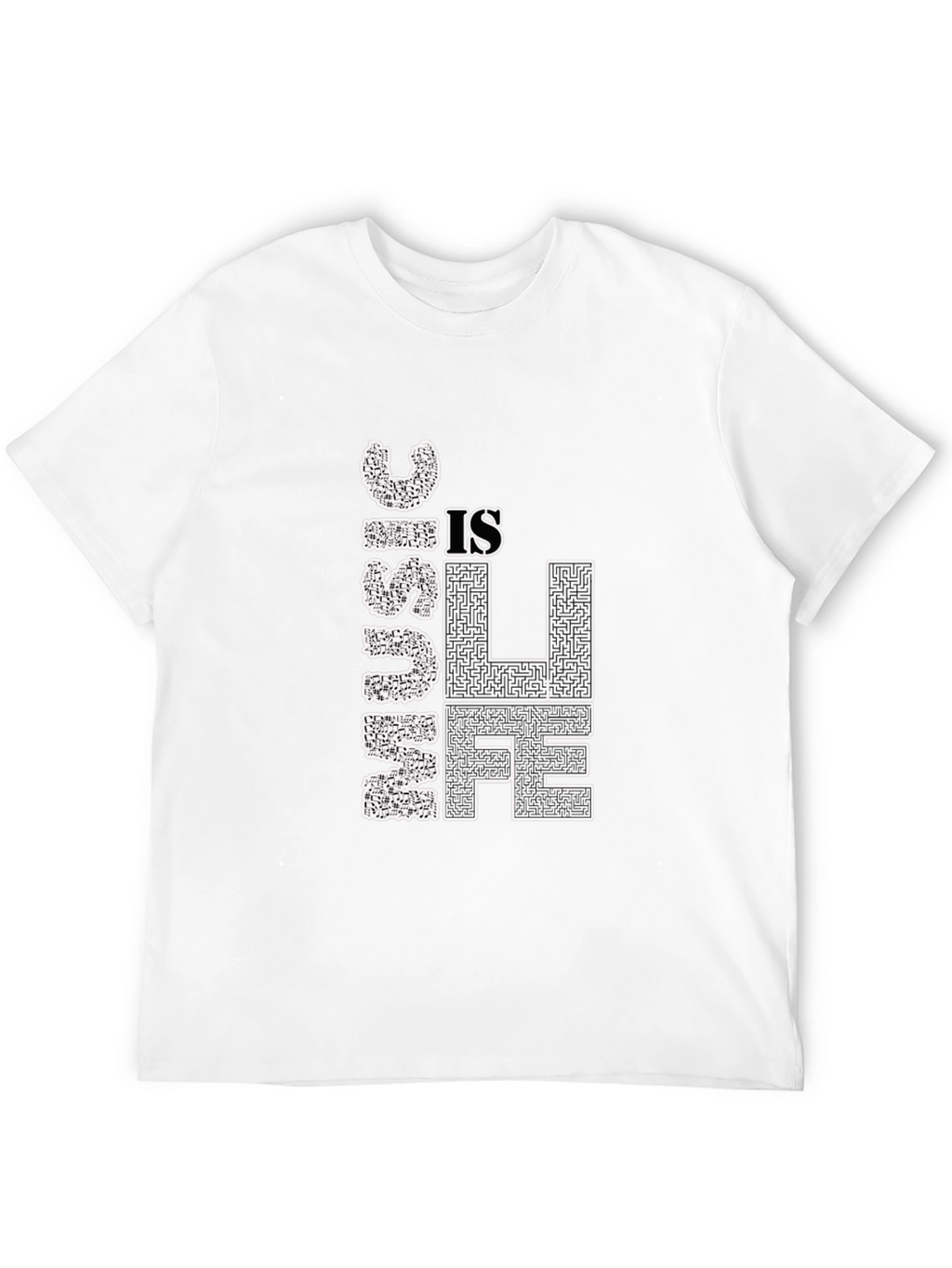 Music is Life Graphic Tee - Black Cotton T-Shirt