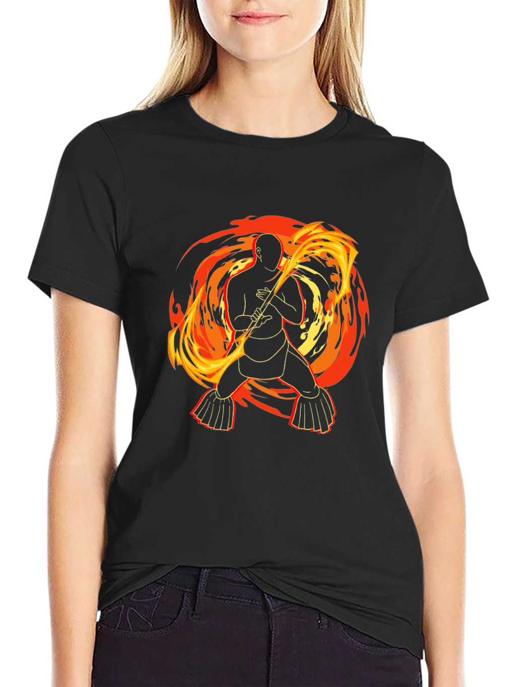 Fire Bender T-Shirt - Martial Arts Inspired Design