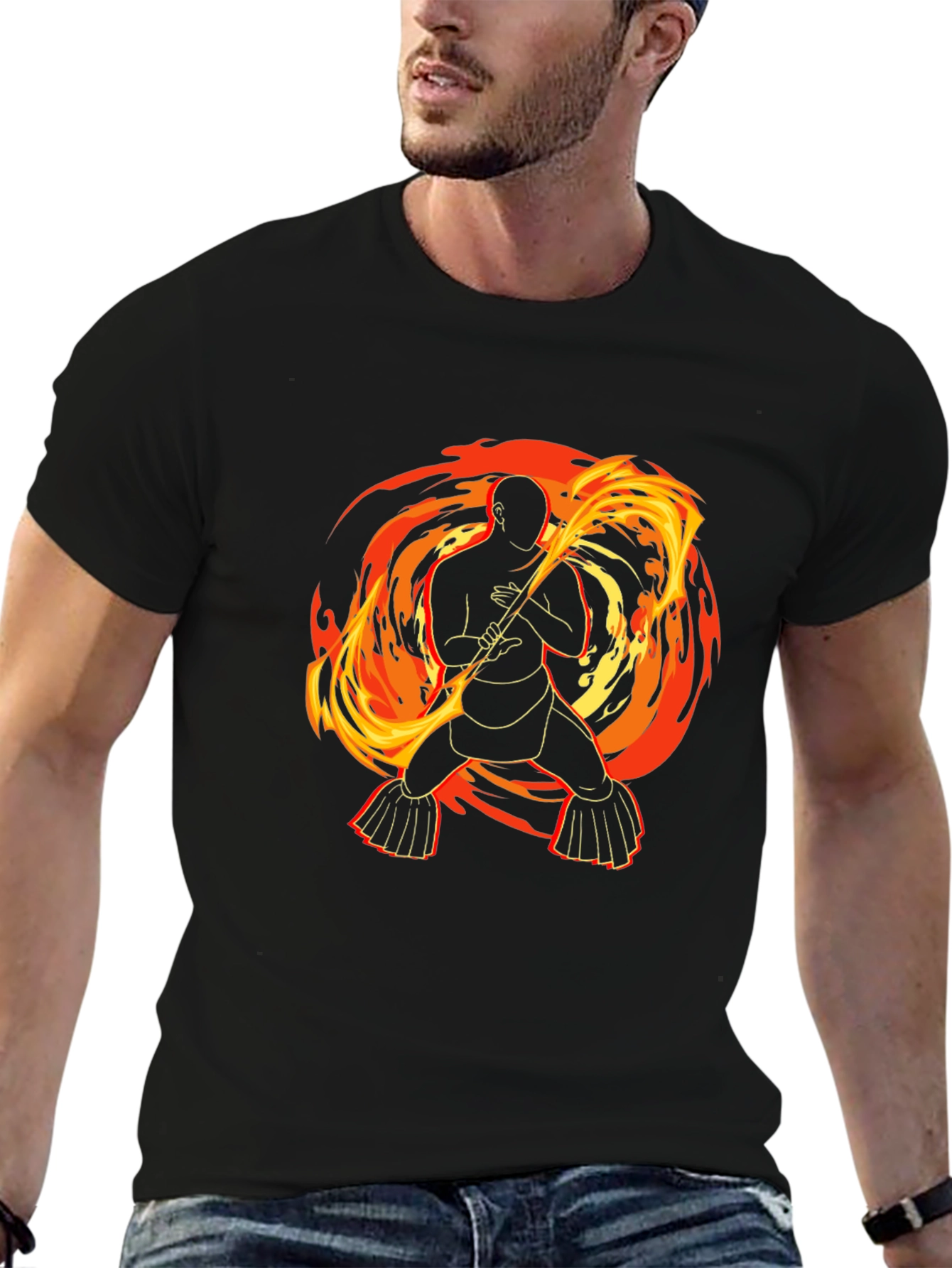 Fire Bender T-Shirt - Martial Arts Inspired Design