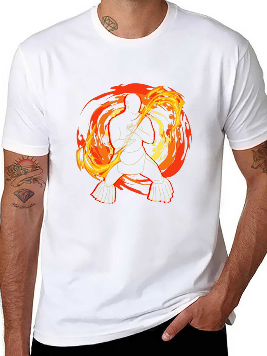 Fire Bender T-Shirt - Martial Arts Inspired Design