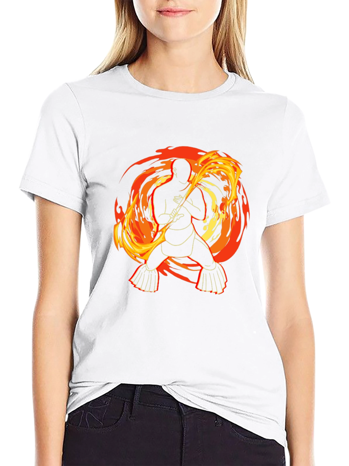 Fire Bender T-Shirt - Martial Arts Inspired Design