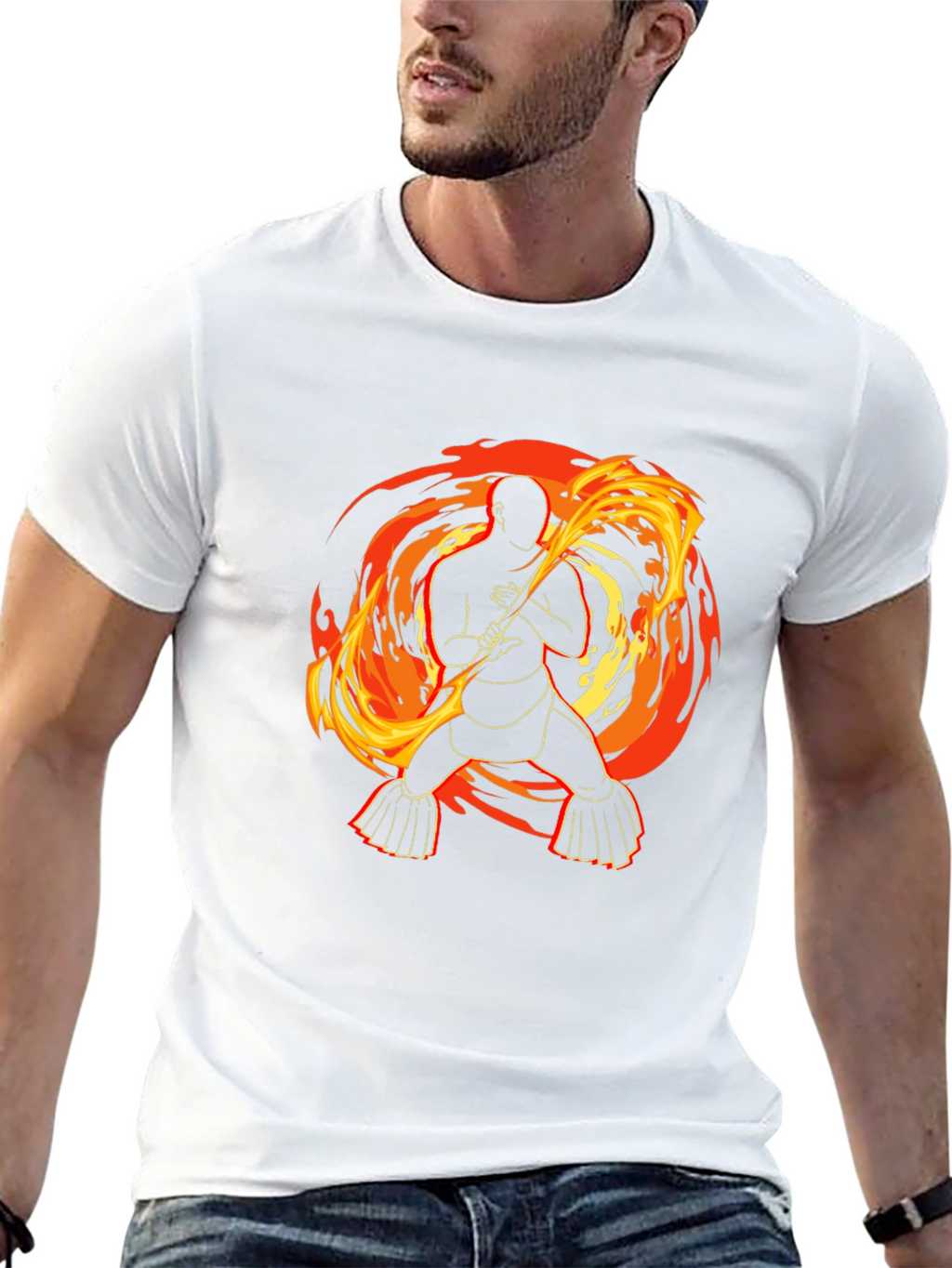 Fire Bender T-Shirt - Martial Arts Inspired Design