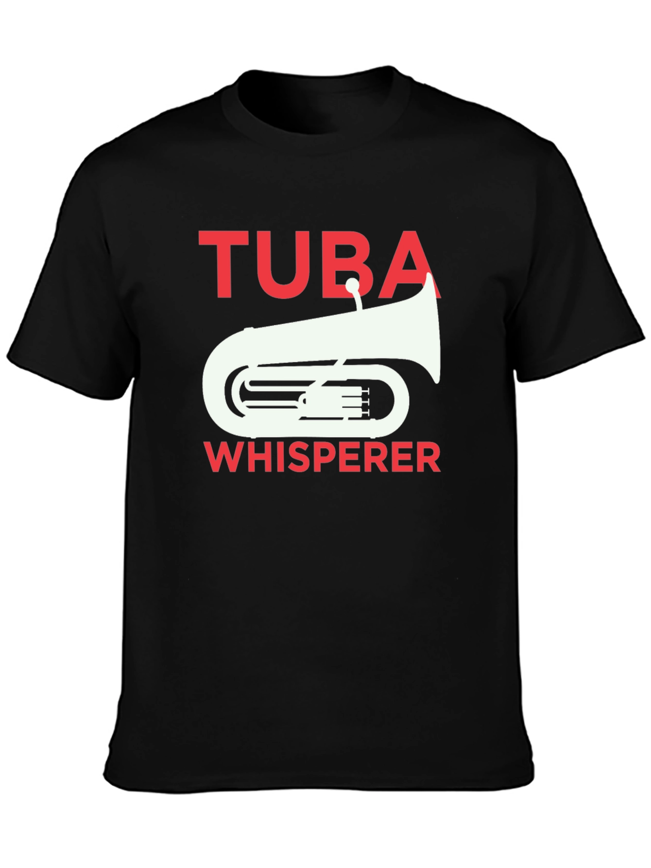Tuba Whisperer Graphic Tee - Musician T-Shirt