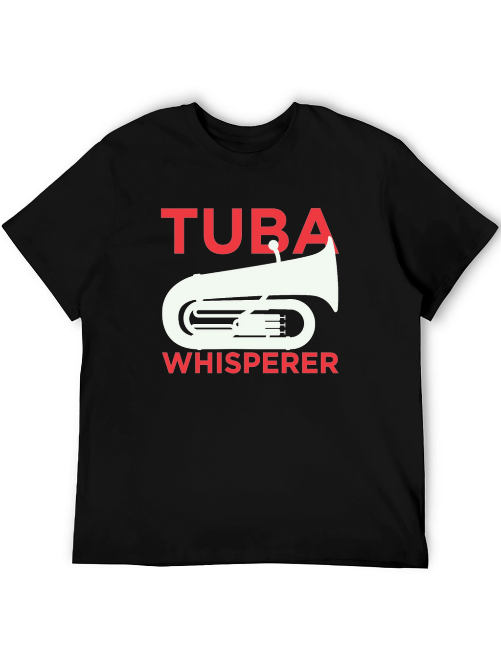 Tuba Whisperer Graphic Tee - Musician T-Shirt