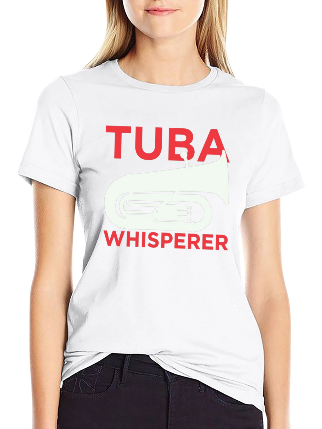 Tuba Whisperer Graphic Tee - Musician T-Shirt