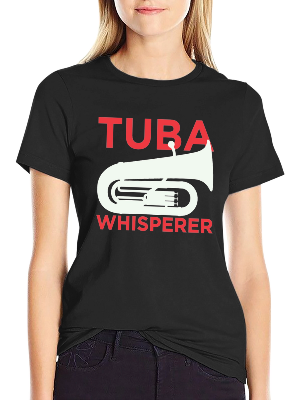 Tuba Whisperer Graphic Tee - Musician T-Shirt