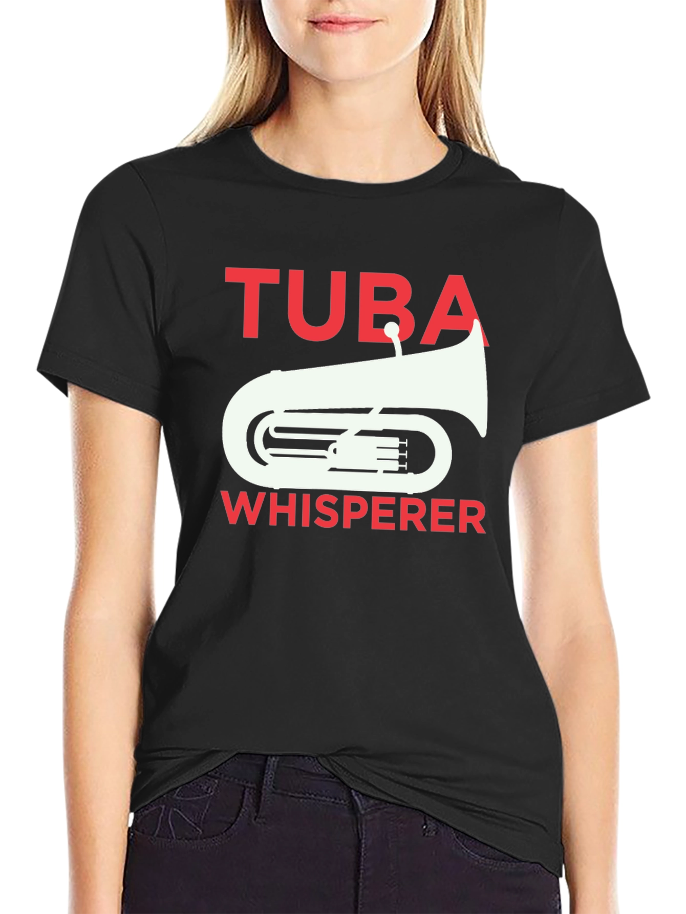 Tuba Whisperer Graphic Tee - Musician T-Shirt