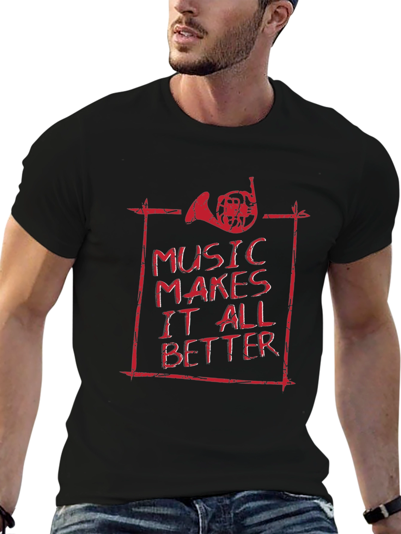 Music Makes It All Better Graphic Tee