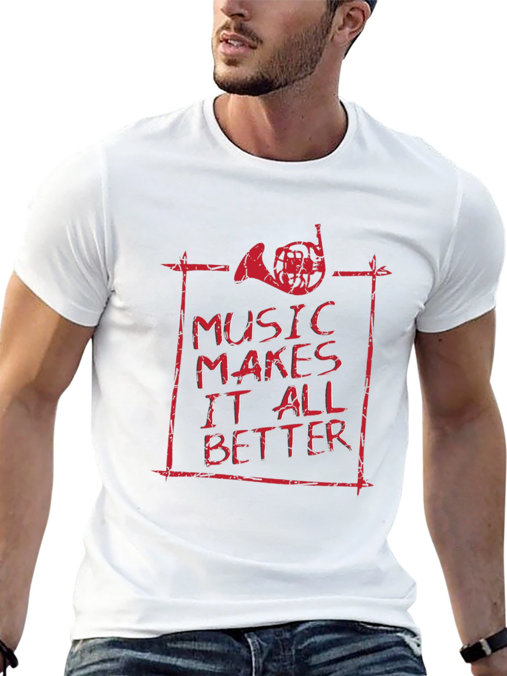 Music Makes It All Better Graphic Tee