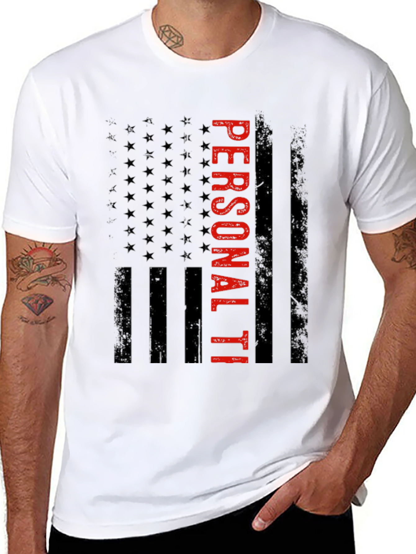 Personality American Flag T-Shirt