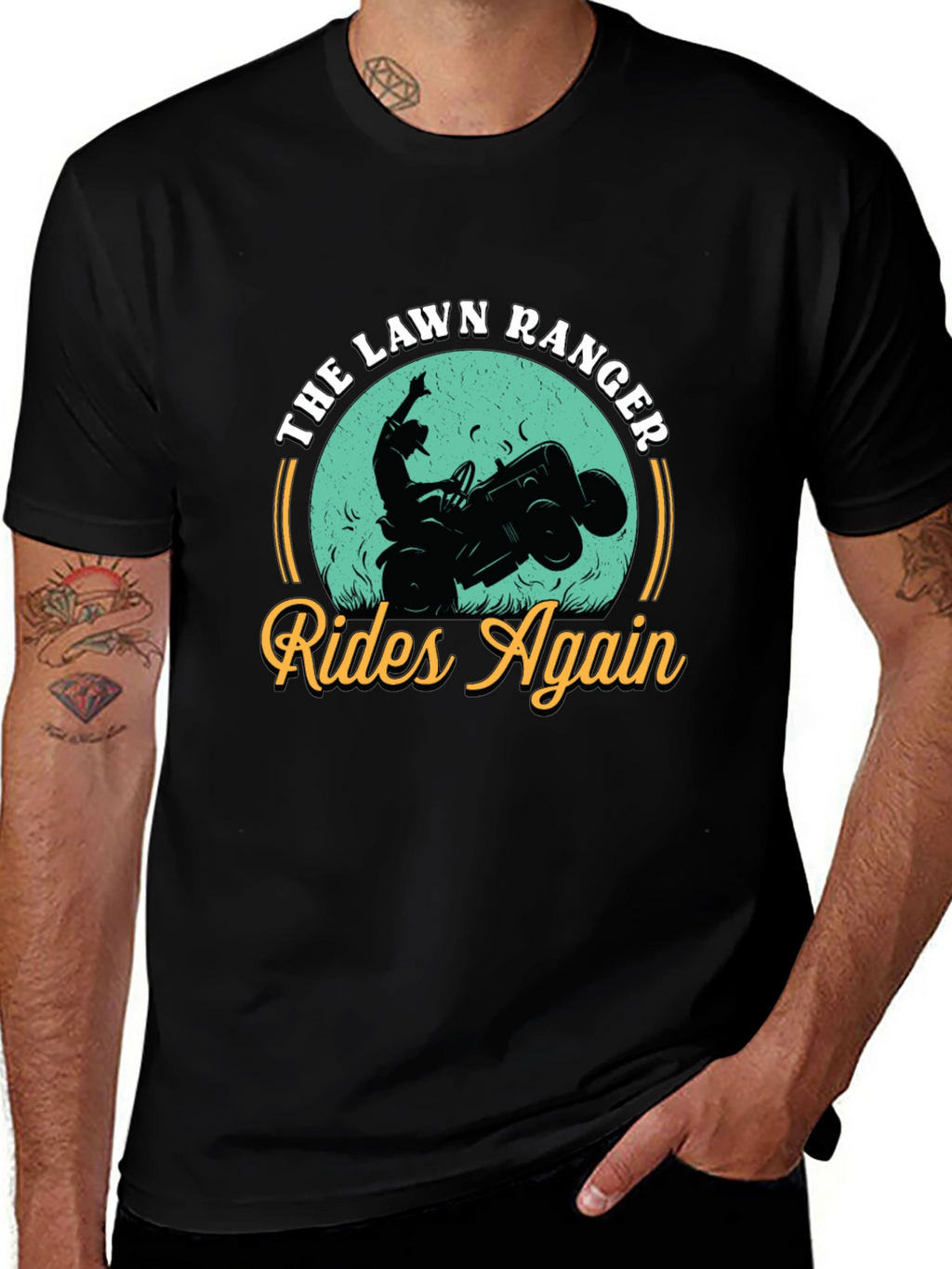 The Lawn Ranger Rides Again Graphic T-Shirt