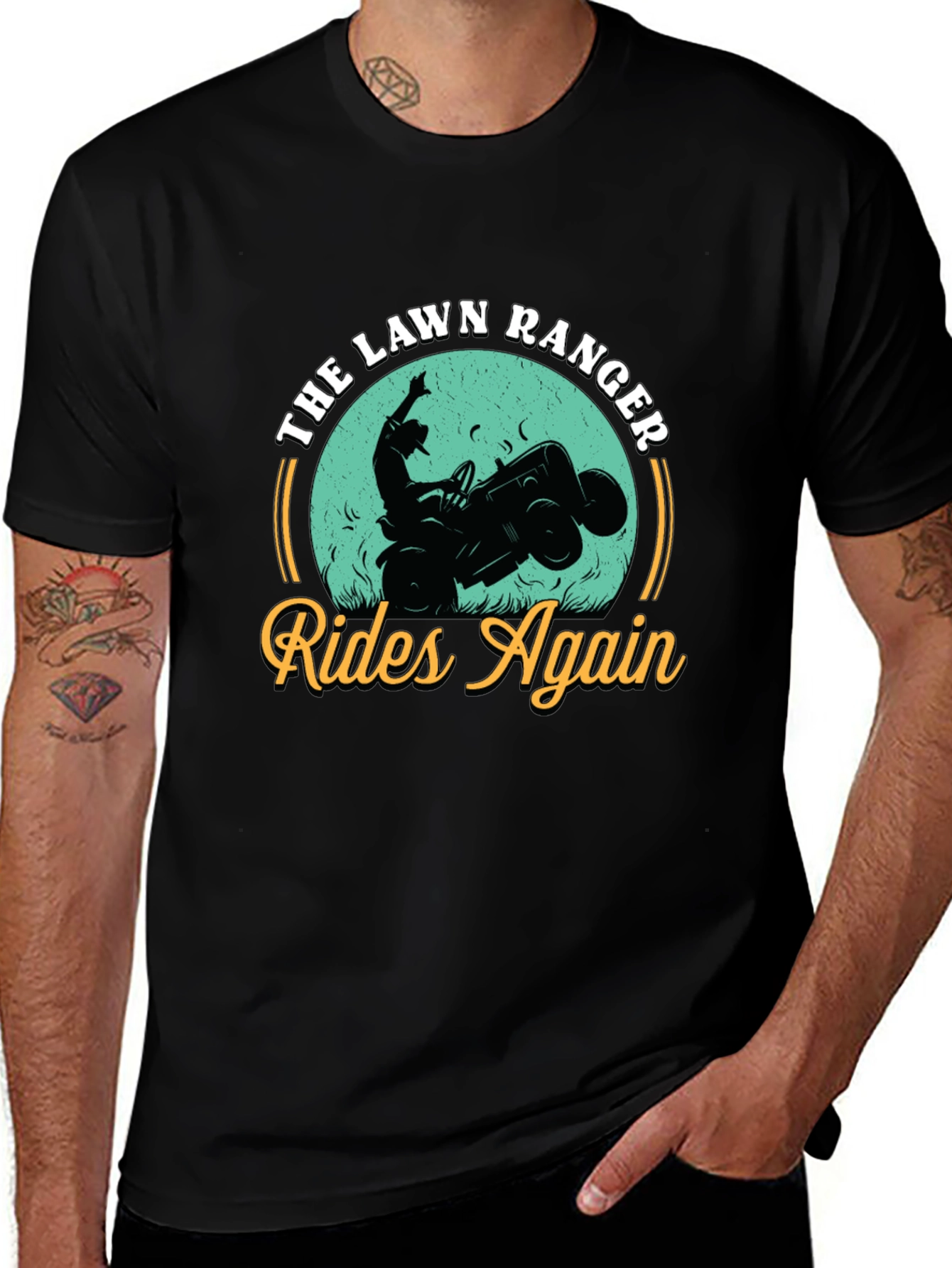 The Lawn Ranger Rides Again Graphic T-Shirt