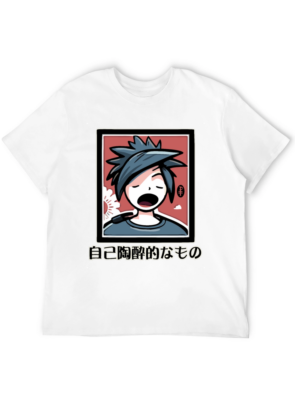 Anime Graphic Black T-Shirt