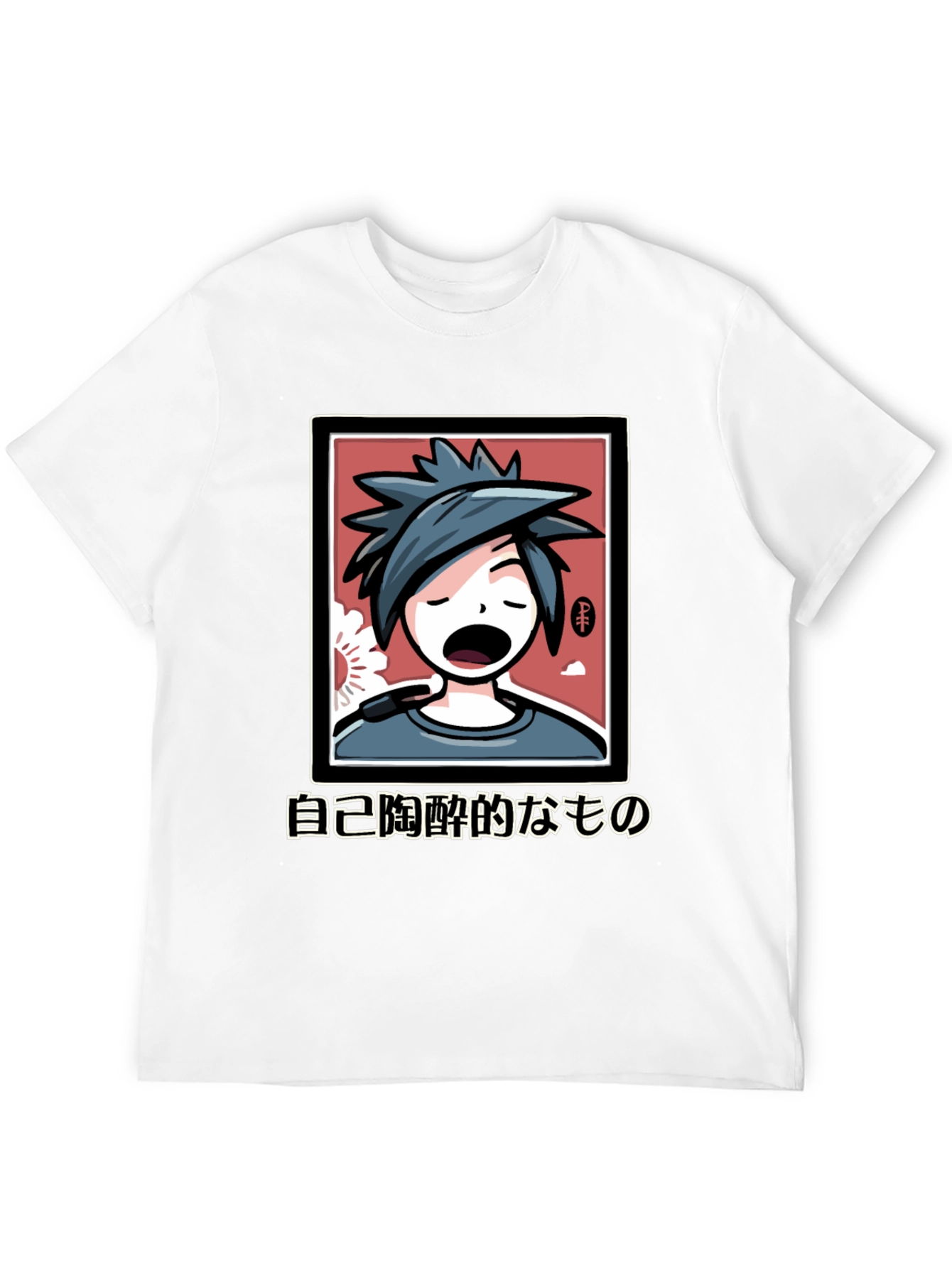 Anime Graphic Black T-Shirt