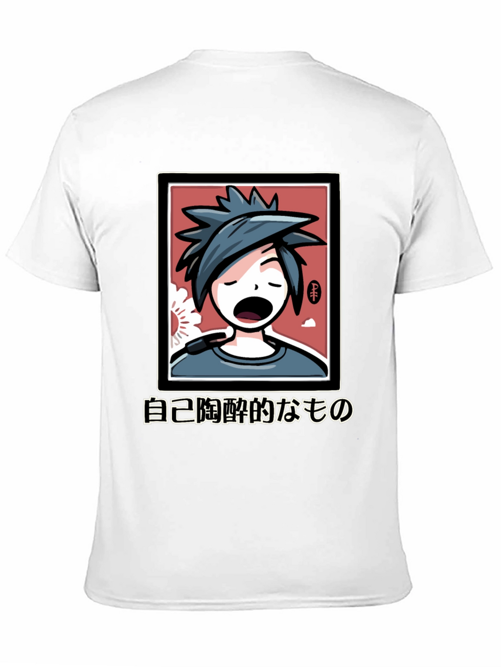 Anime Graphic Black T-Shirt