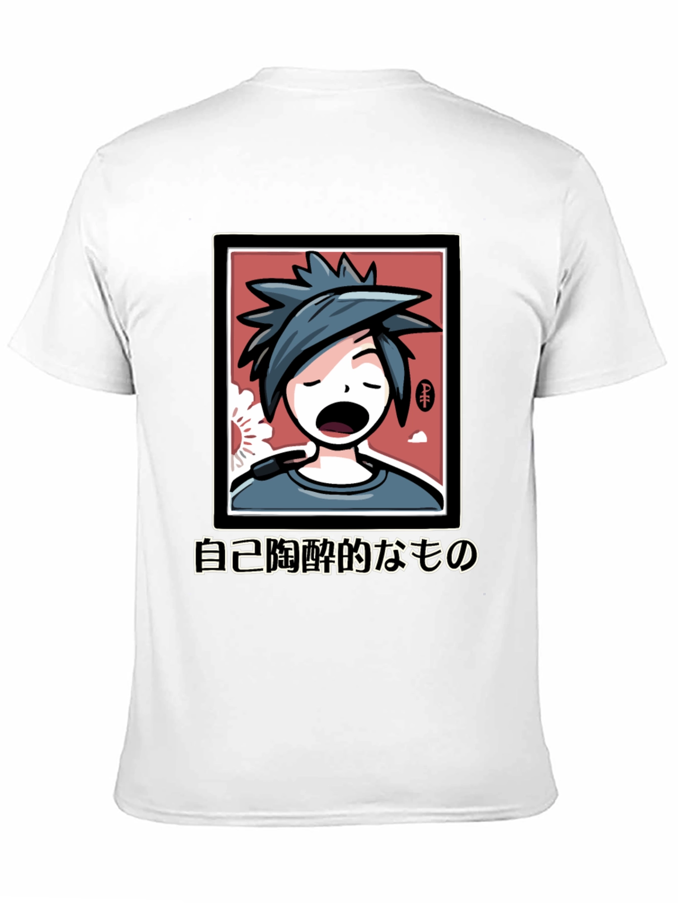Anime Graphic Black T-Shirt
