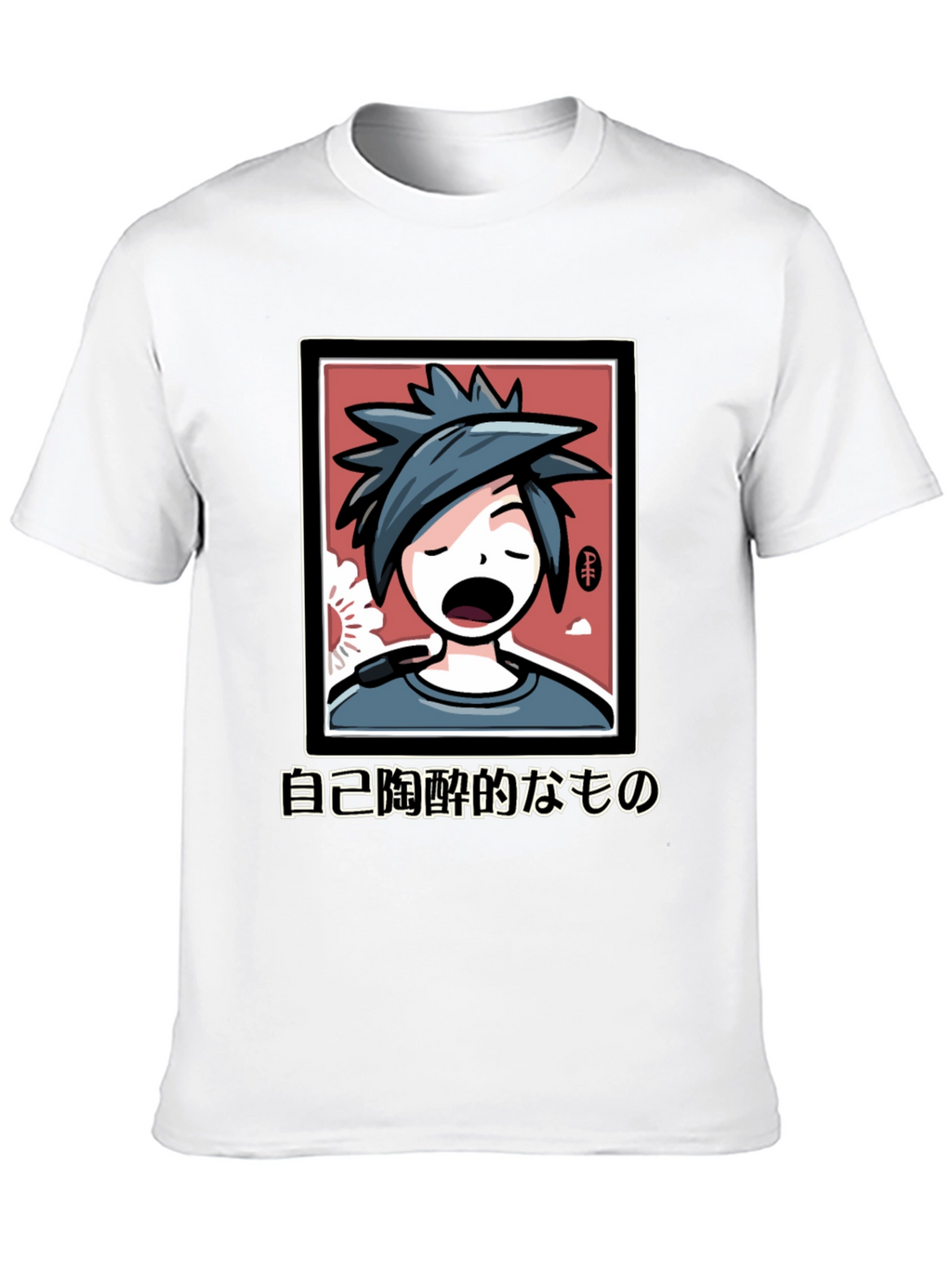 Anime Graphic Black T-Shirt