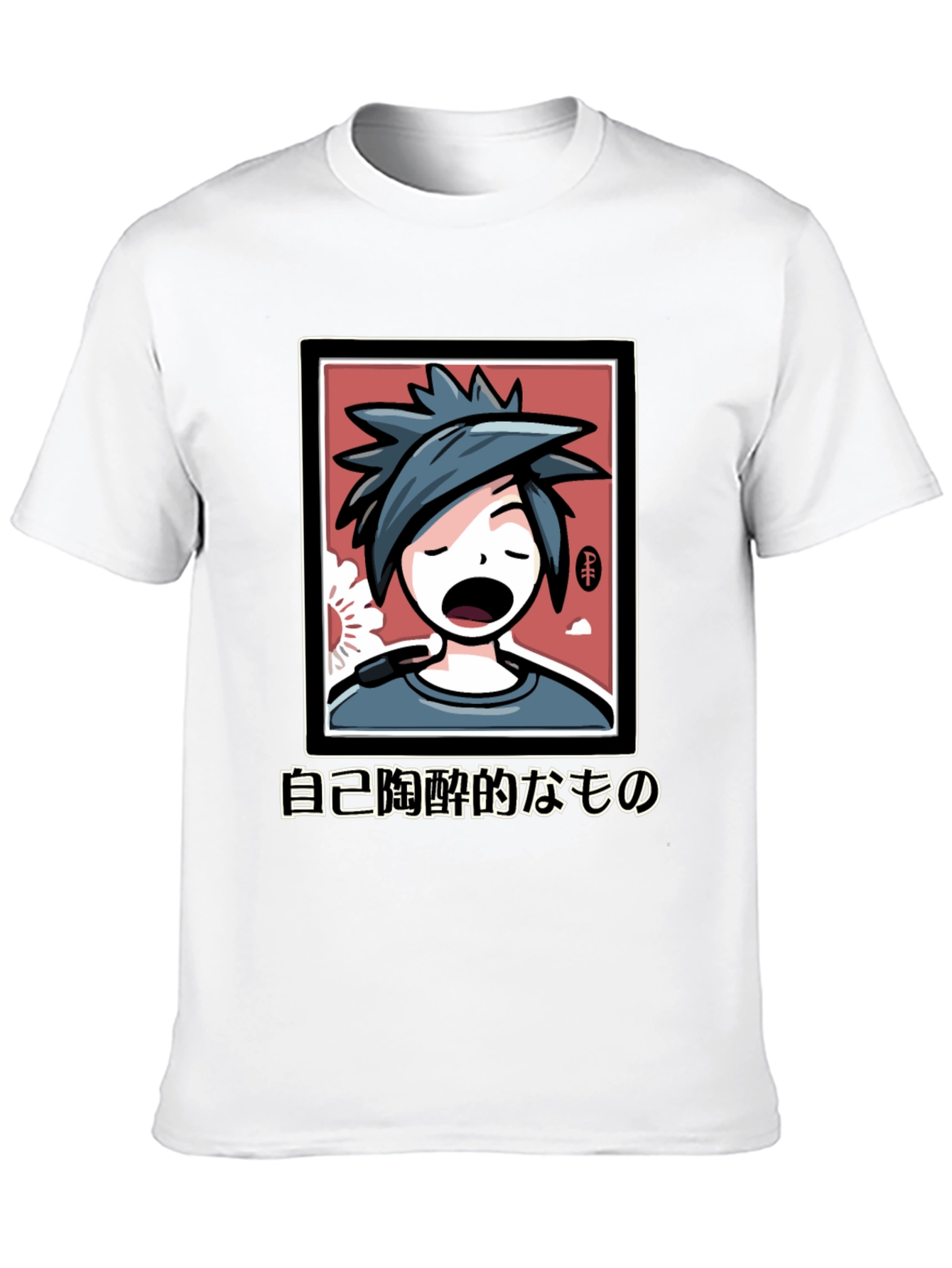 Anime Graphic Black T-Shirt