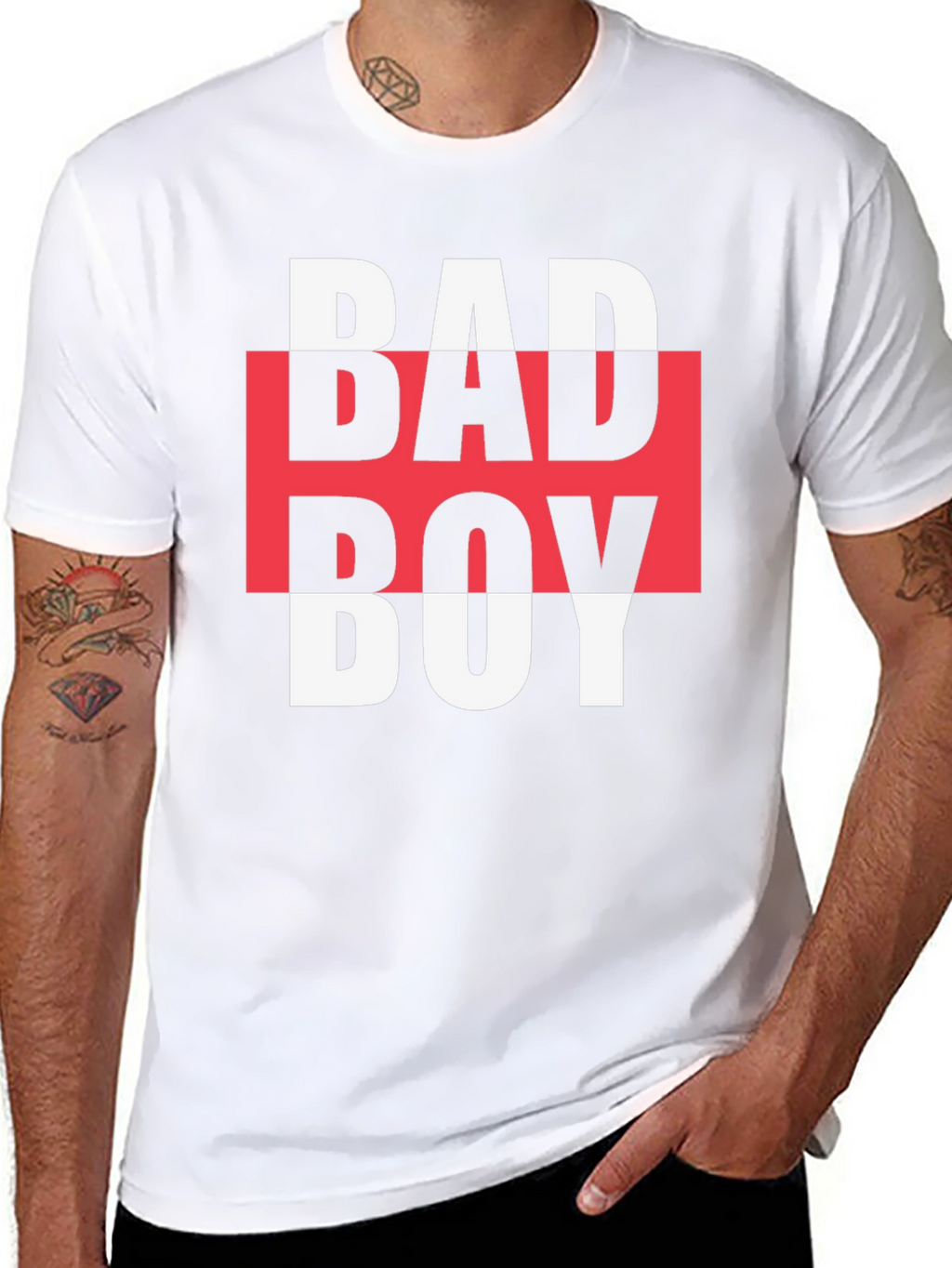Edgy Bad Boy Graphic Tee - Bold Streetwear Style